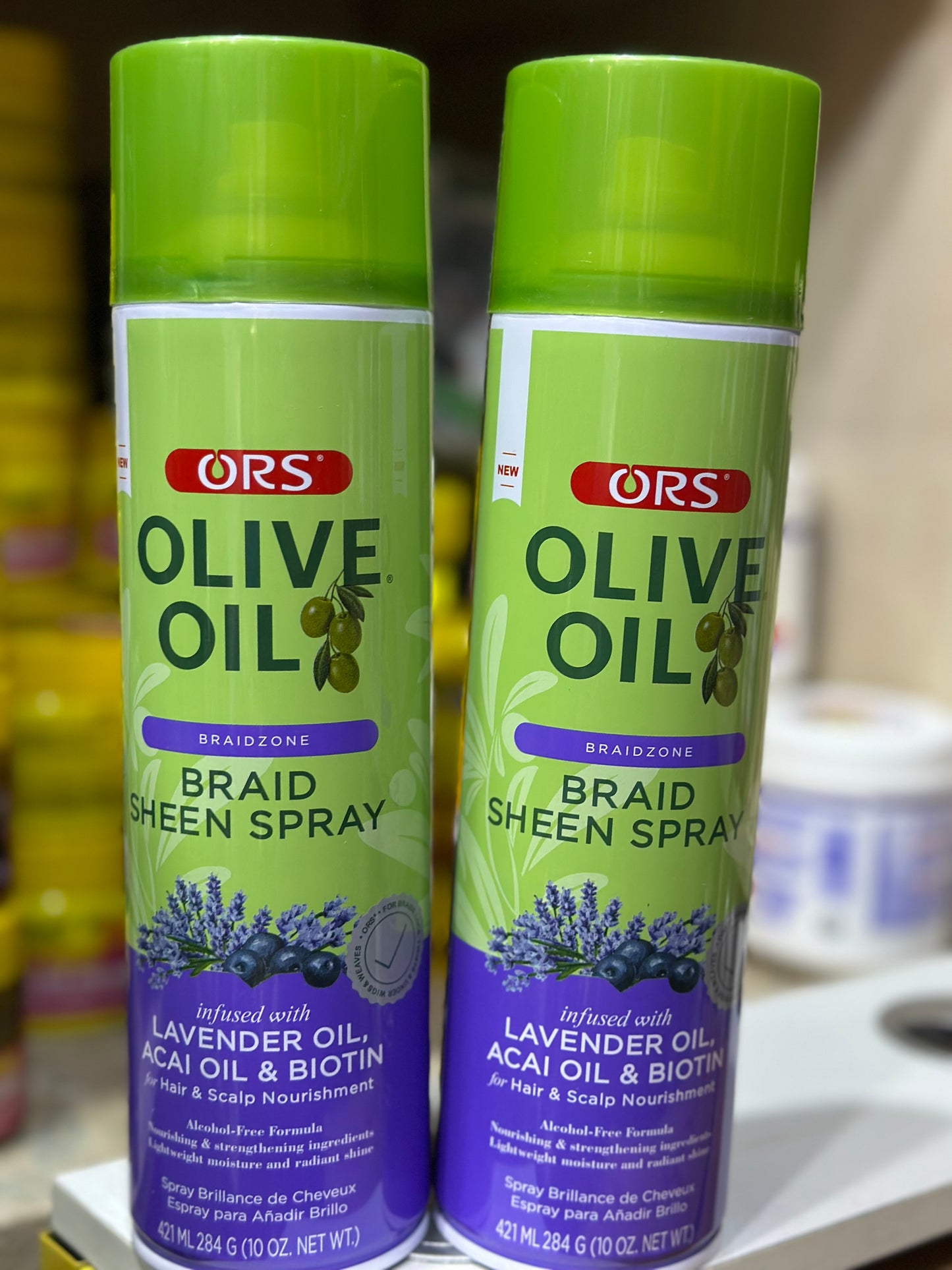 Olive Oil Braid Sheen Spray