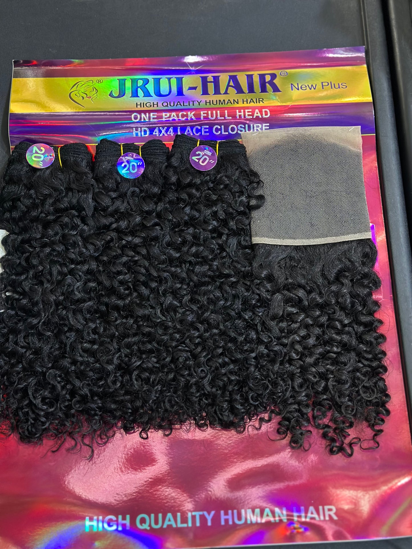 Jrui Hair + 13x4 lace frontal