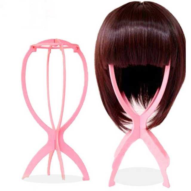 Plastic wig stand