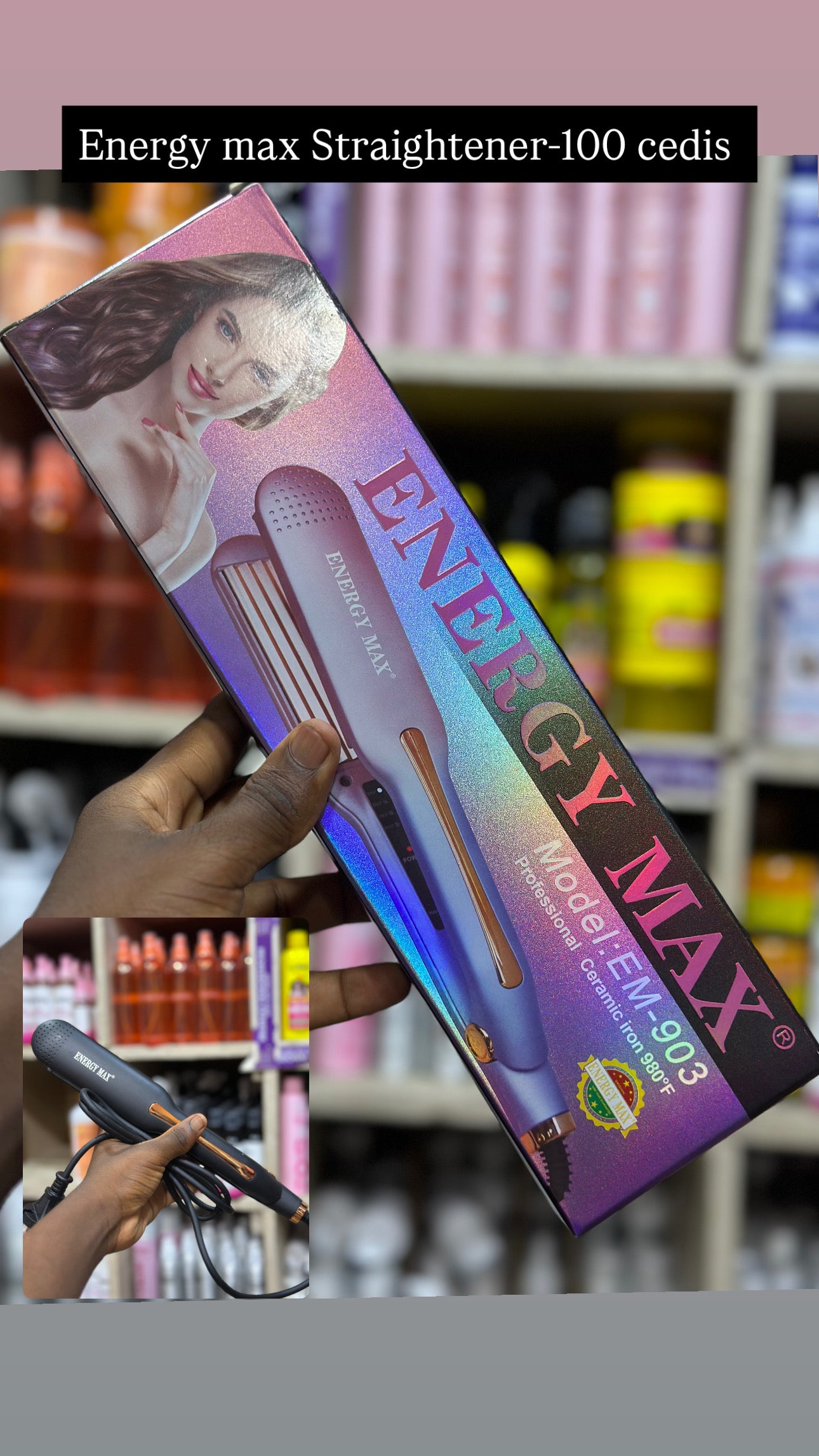 Energy Max Hair Straightener