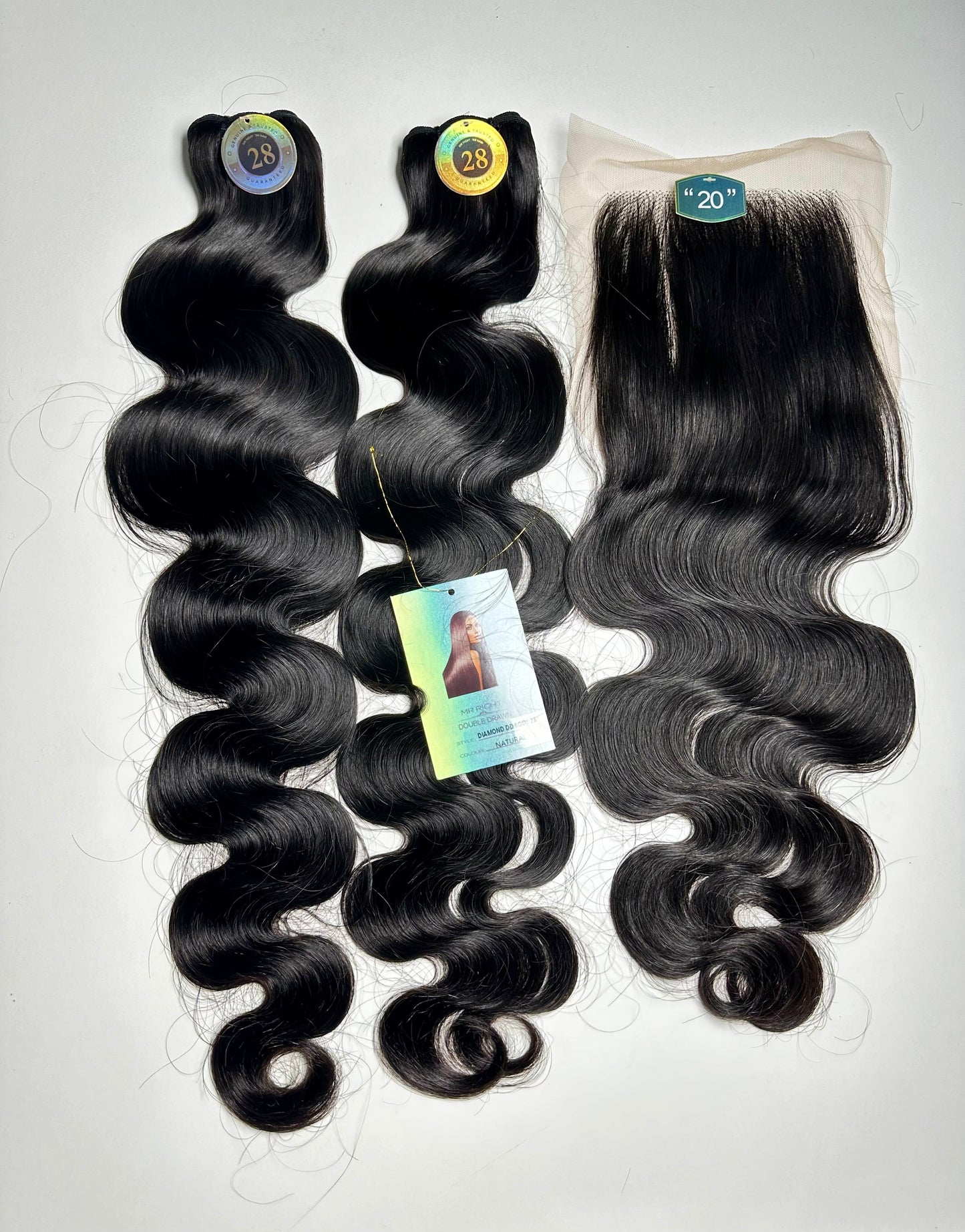MR.Right DD Body wave bundle &closures