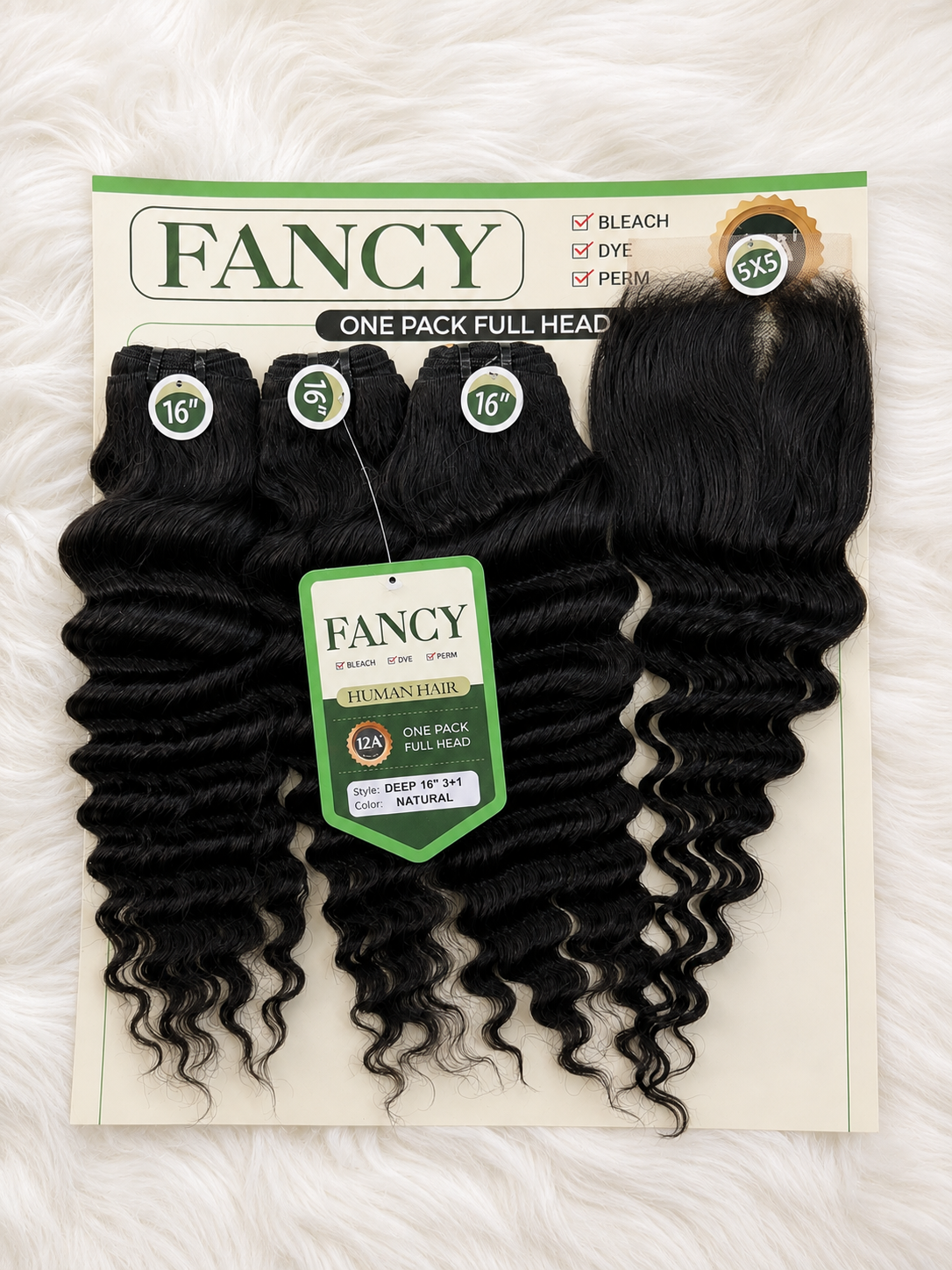 Fancy Deepwave curls+ 5x5