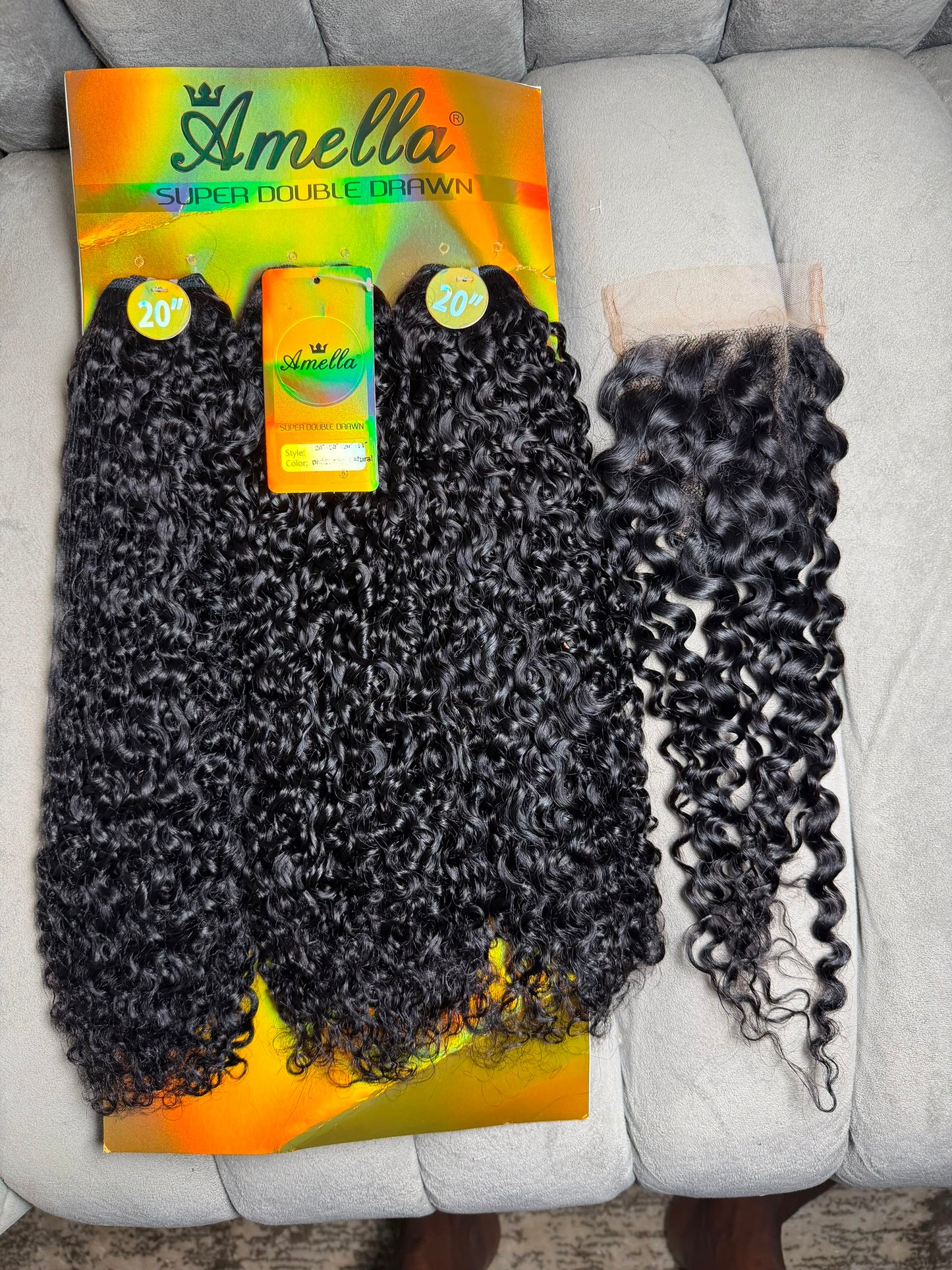 Amella Super Double drawn Pixie curl