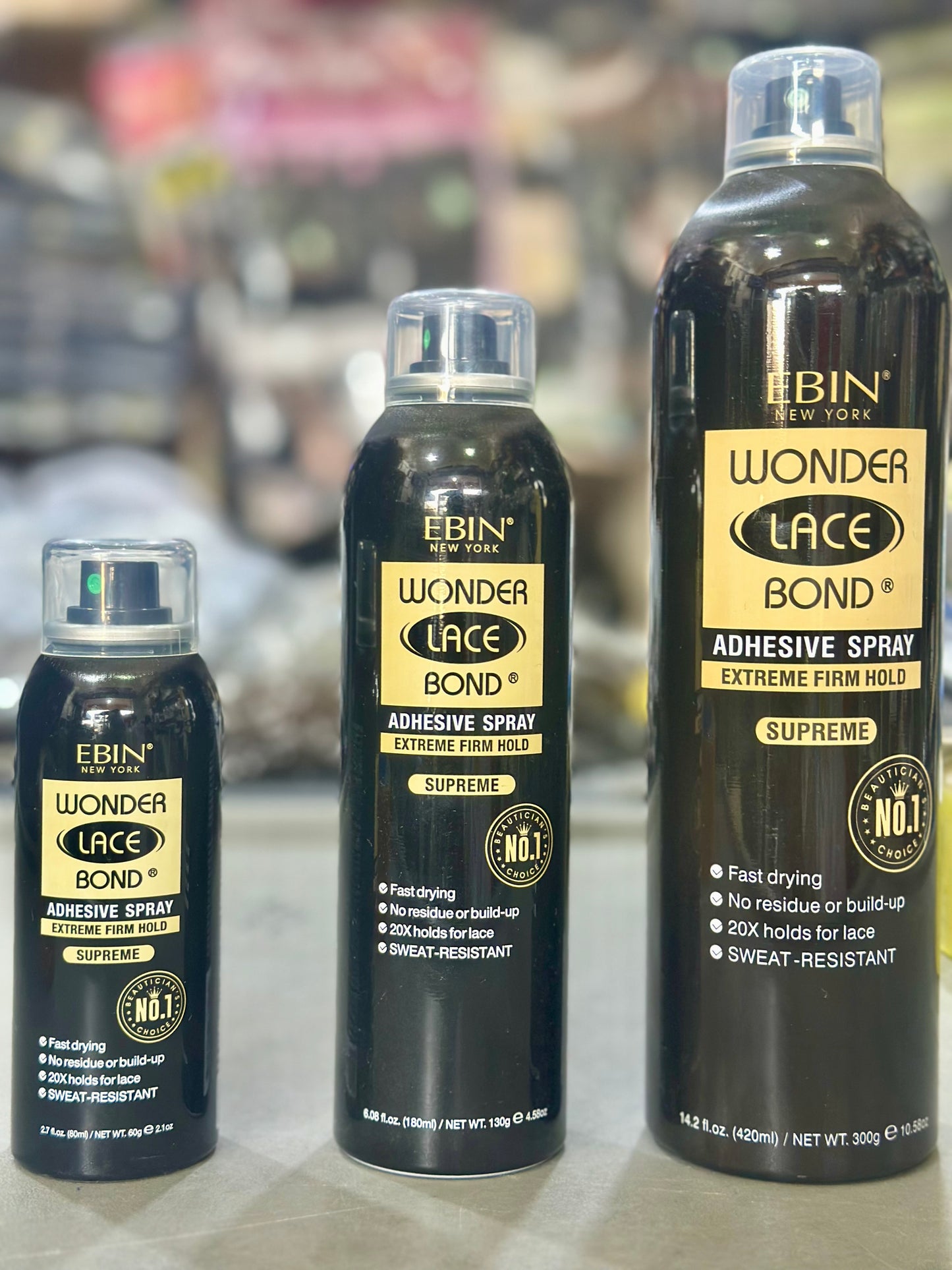 Ebin adhesive spray