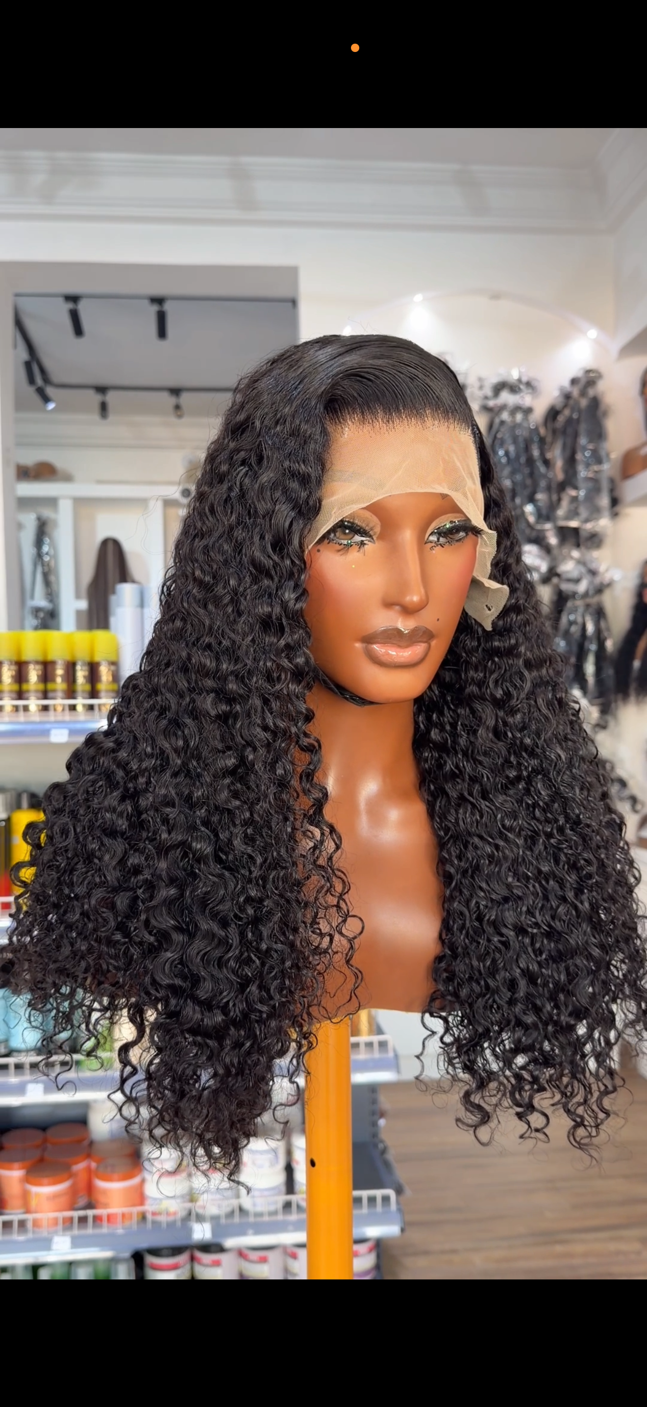 Jada 13x4 Water Curls Wig Super Double Drawn code: 423 LS 1008