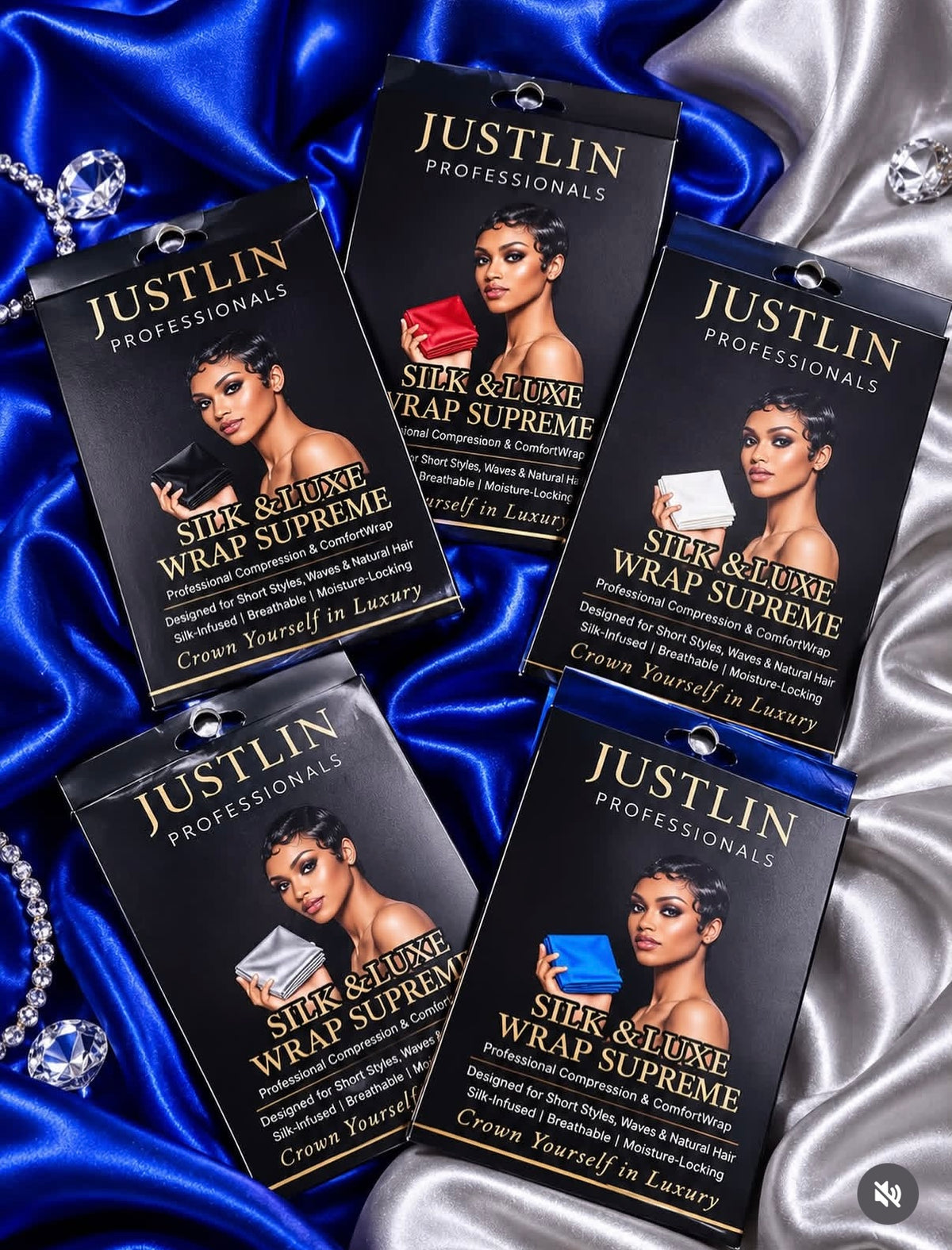 New Justline silk & Luxe wrap
