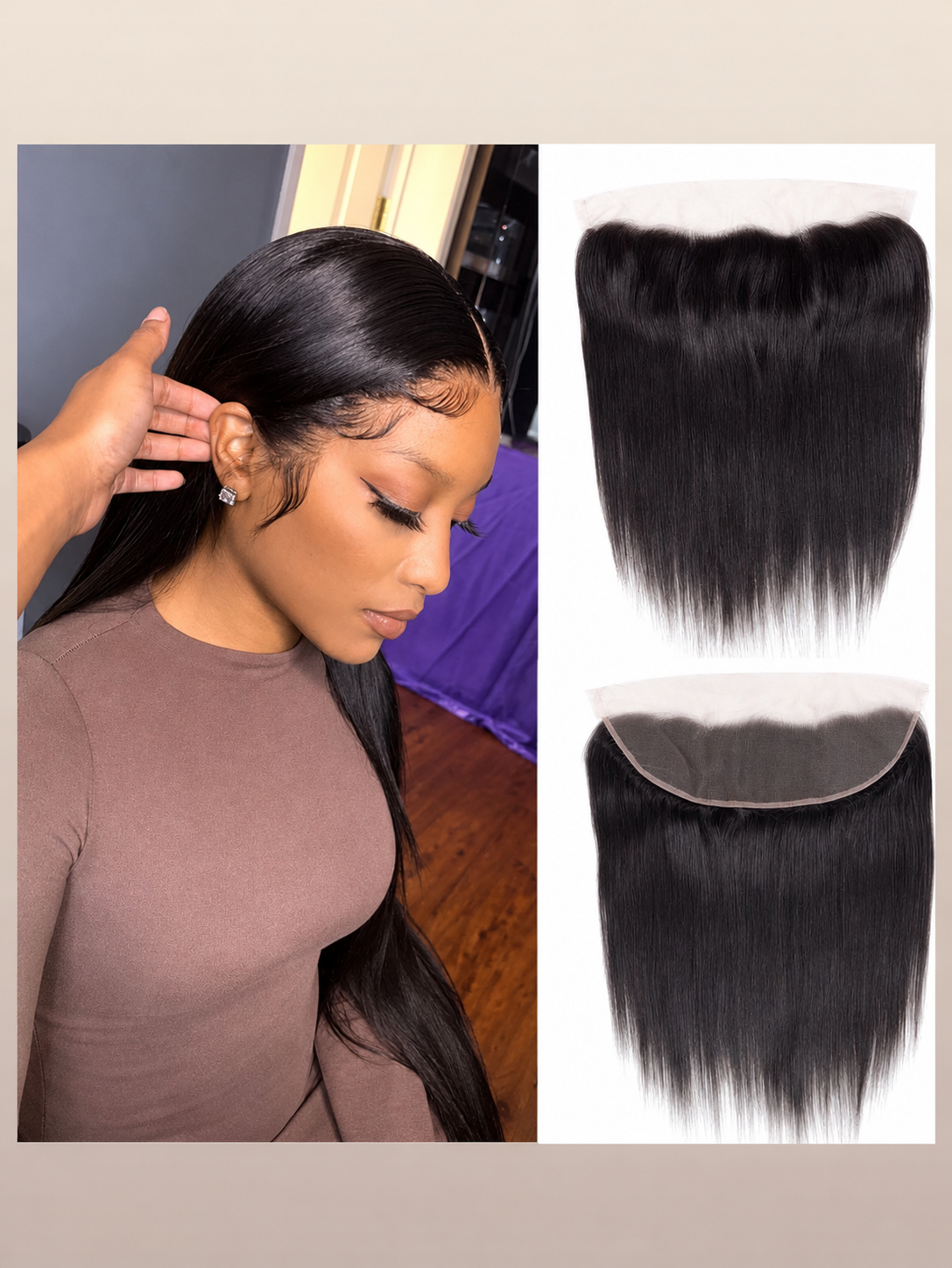 FALAA 13x4 lace frontal straight