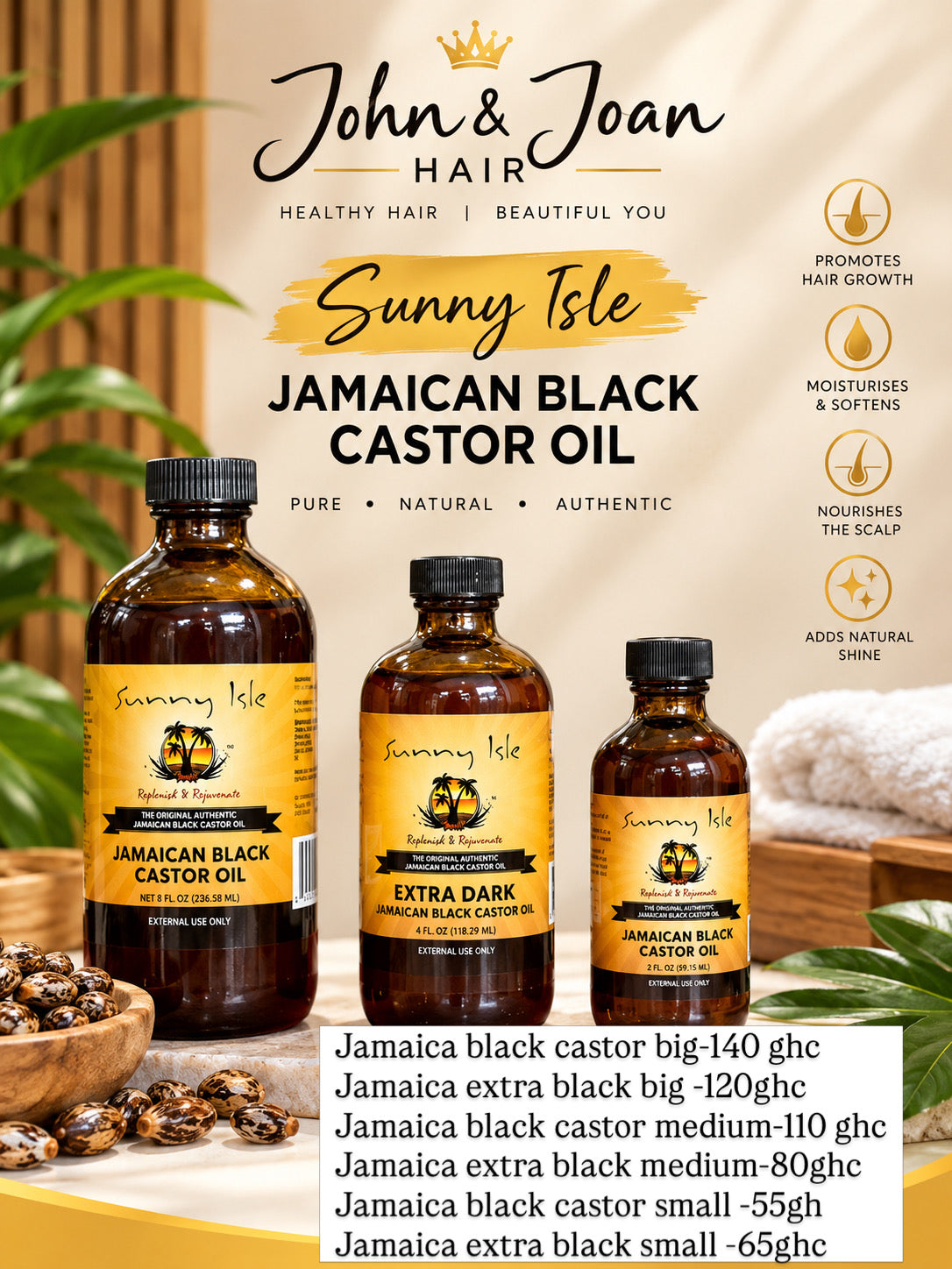 Jamaican black castor oil
