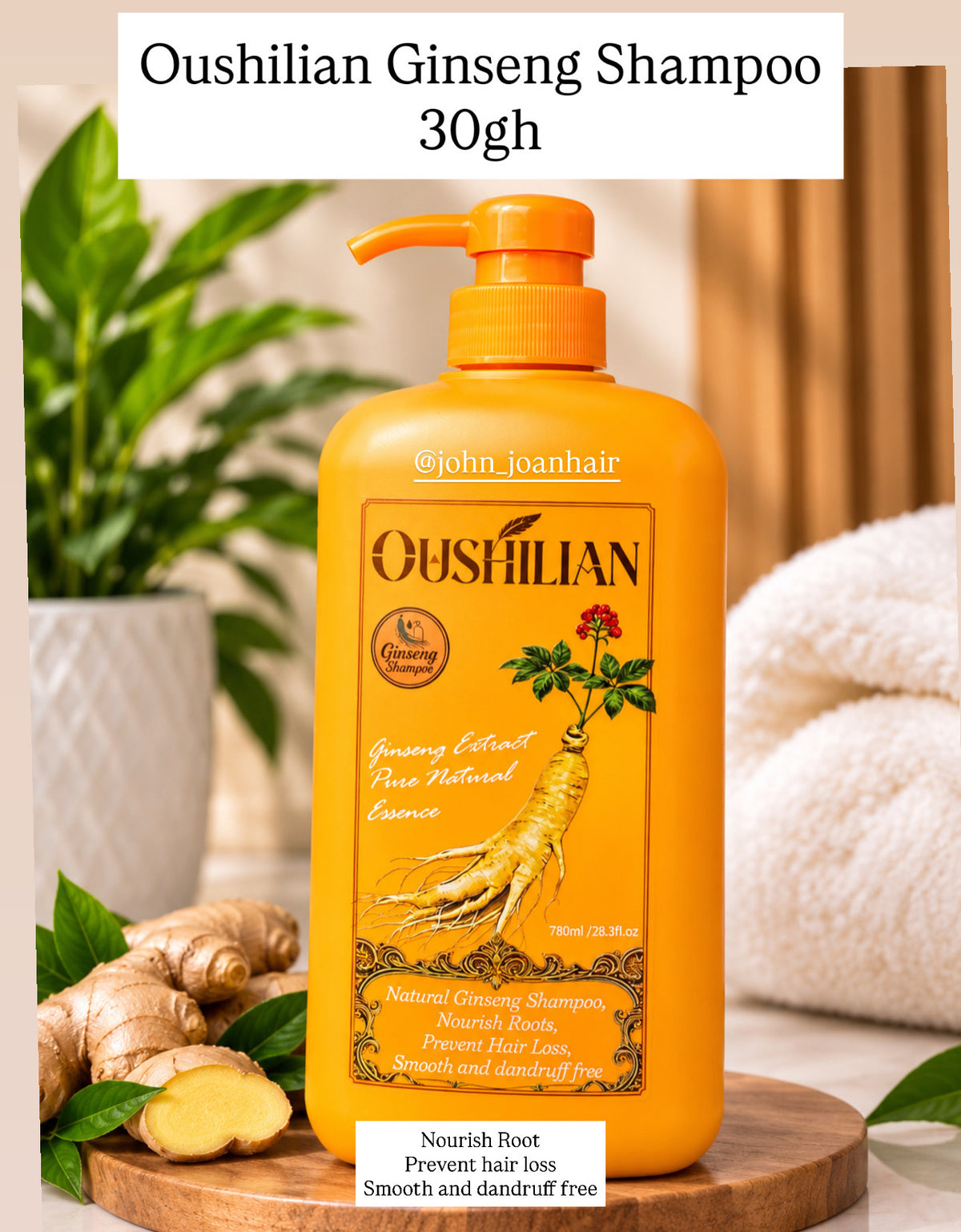 Oushilian Ginseng Shampoo