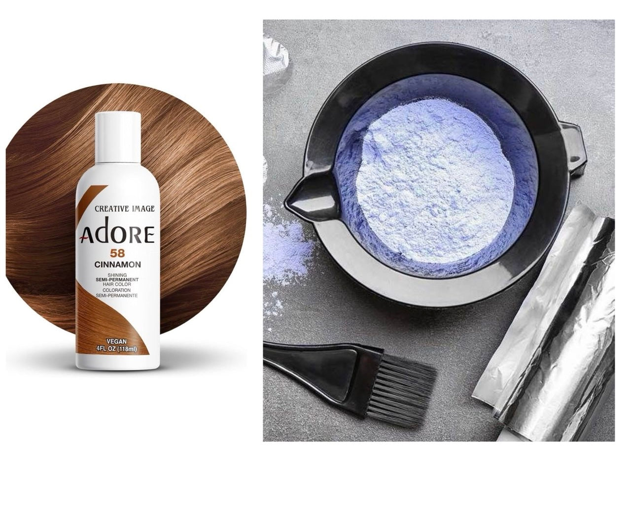 Bleach, Developer  & Hair Dye