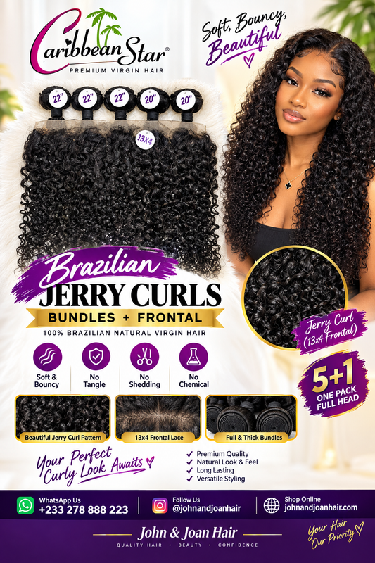 Caribbean Star Jerry + 13x4 frontal