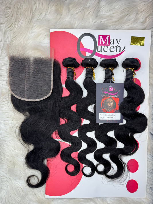 Mayqueen Brazilian bodywave + 5x5