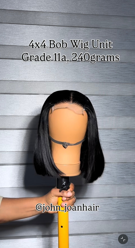 4x4 bob double drawn wig AVN