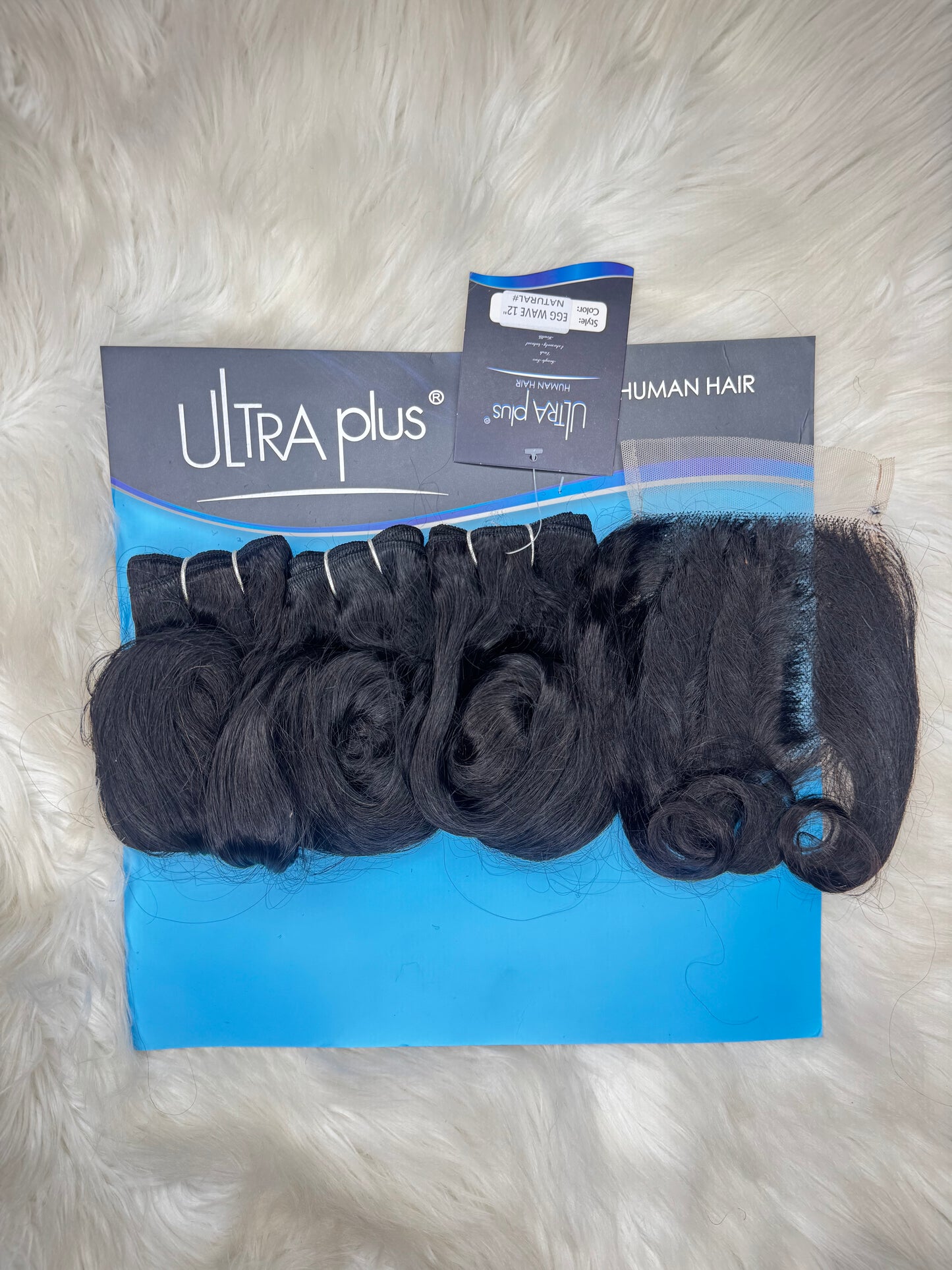 Ultra Plus Double Drawn Egg Wave + 4x4 closure