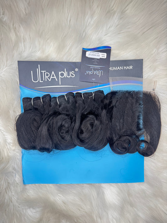 Ultra Plus Double Drawn Egg Wave + 4x4 closure