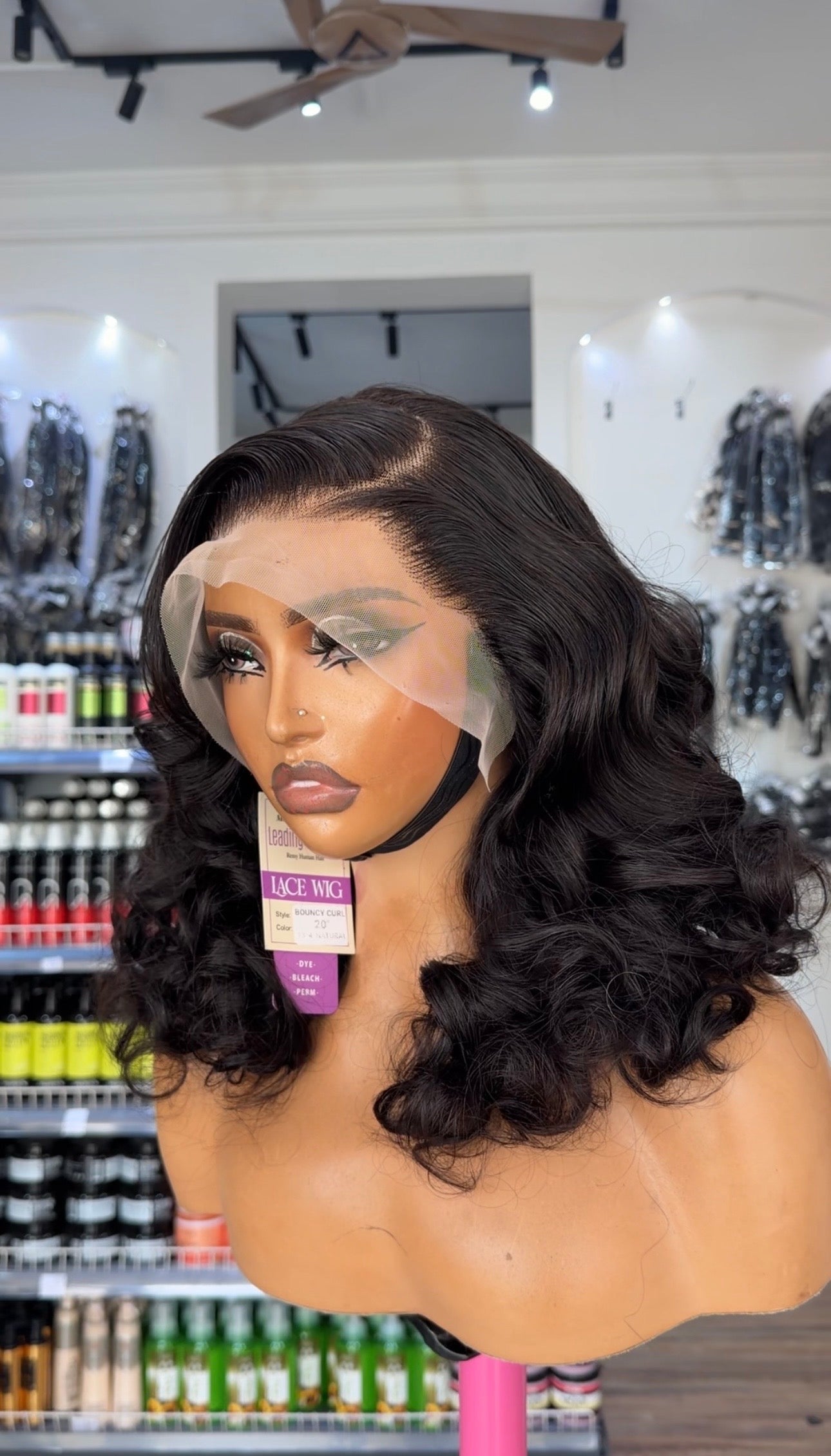 13x4 frontal Bouncy Wig LEAD FAS