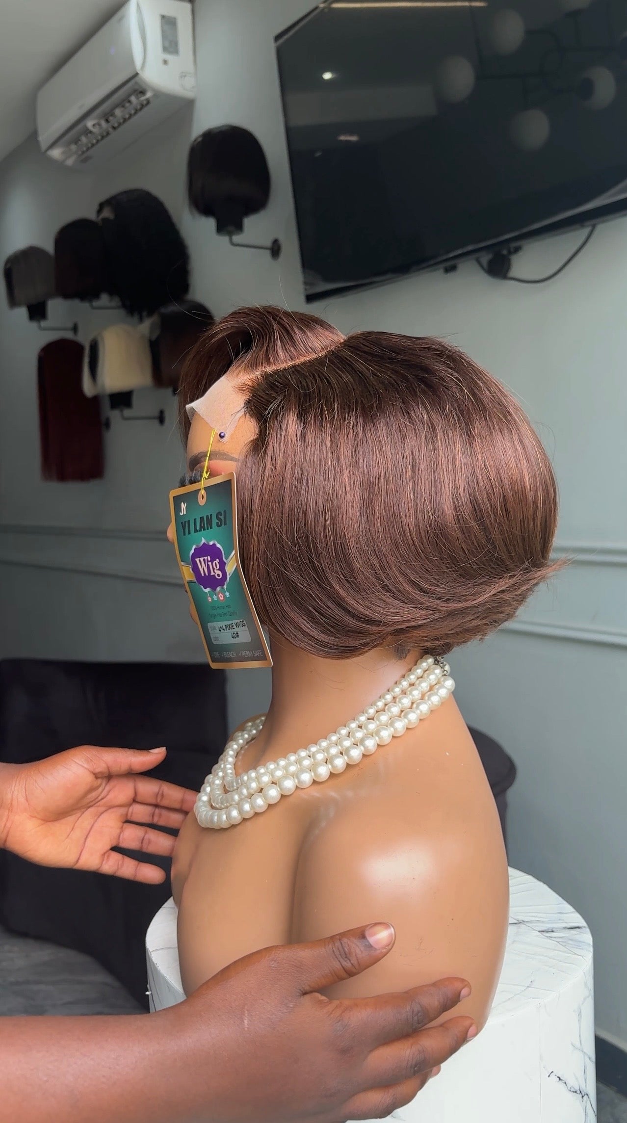 Wig Yilansi Layered Pixie