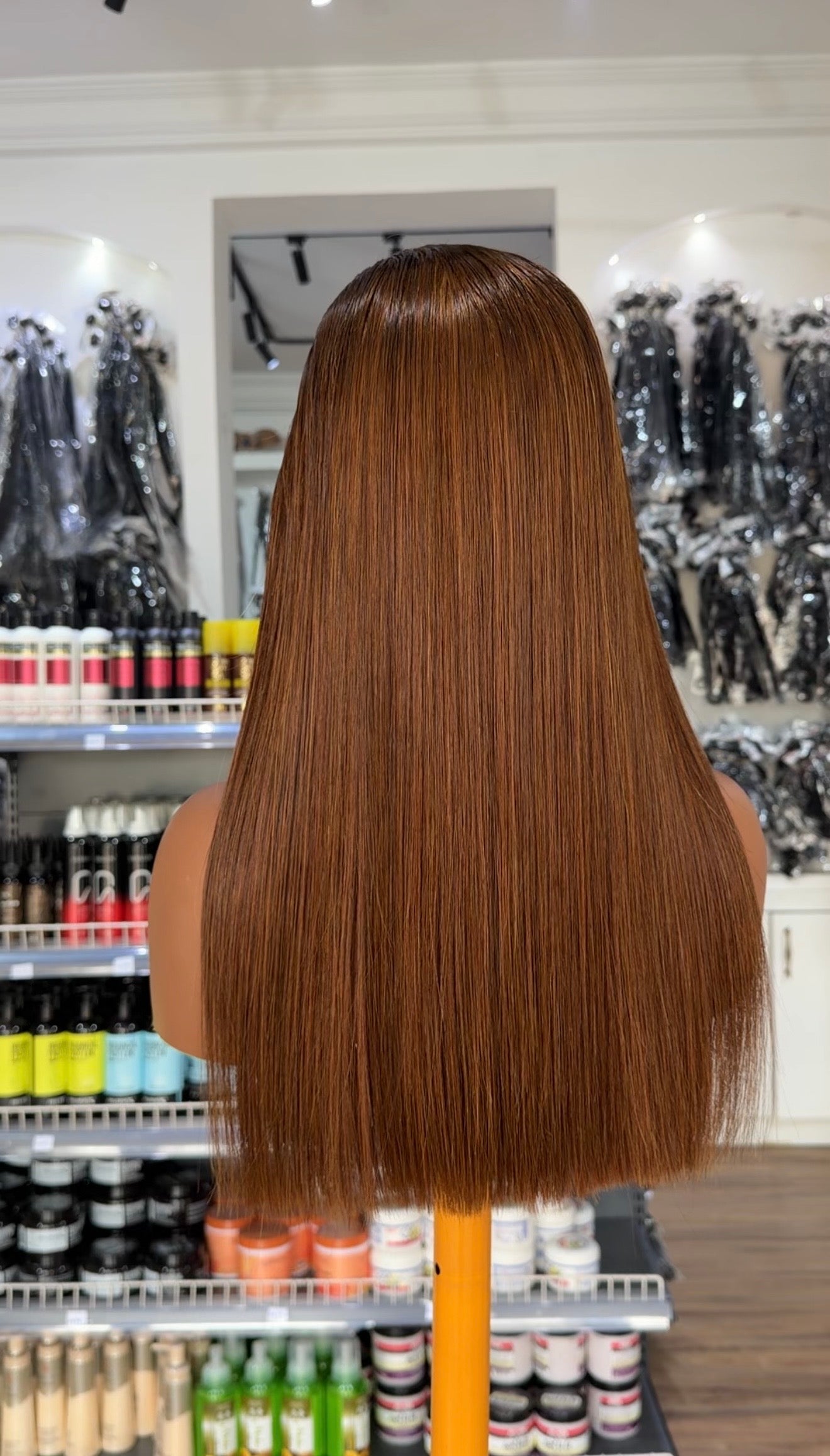Melisa 13x4 Double Drawn Frontal Bob Wig, col:4