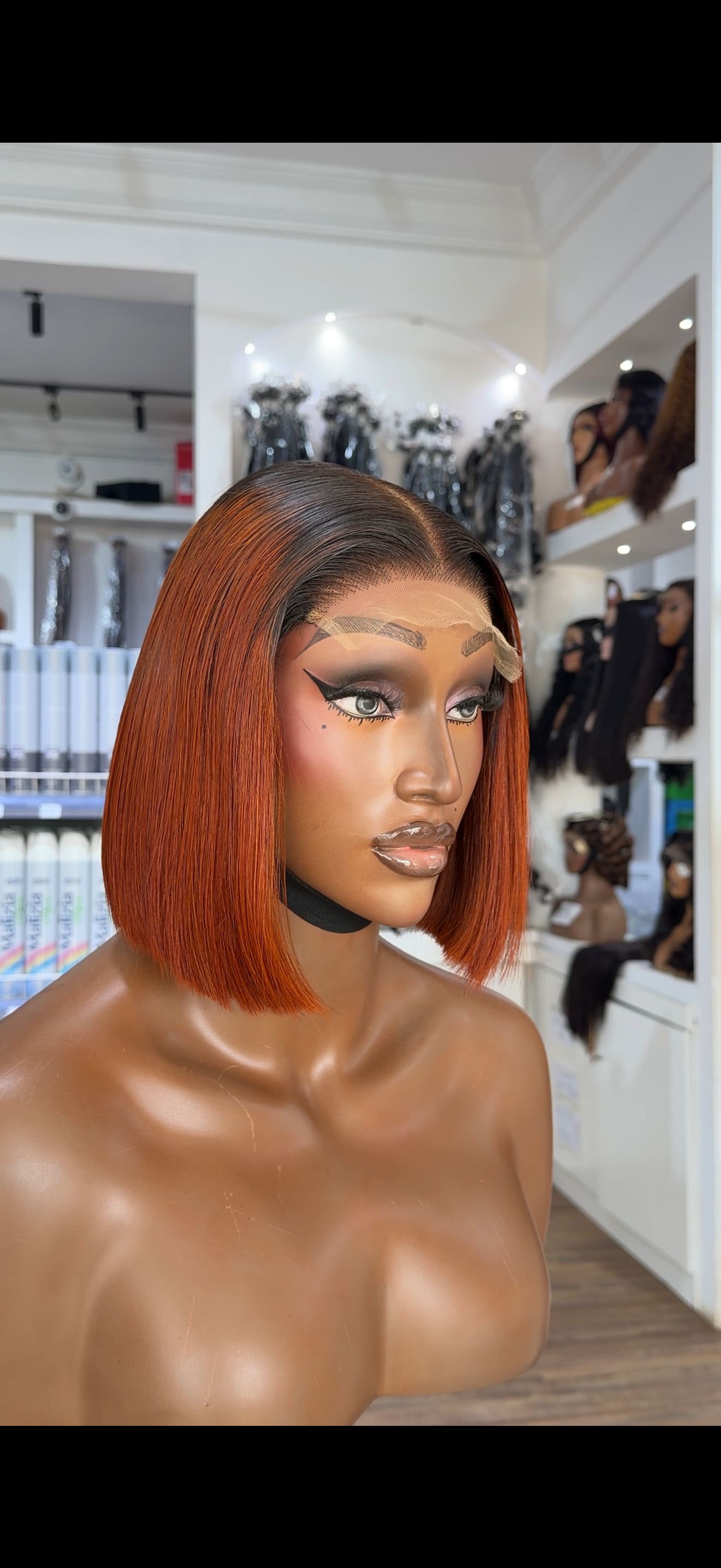 Belle 5x5 HD Lace Bone Straight Wig 10”