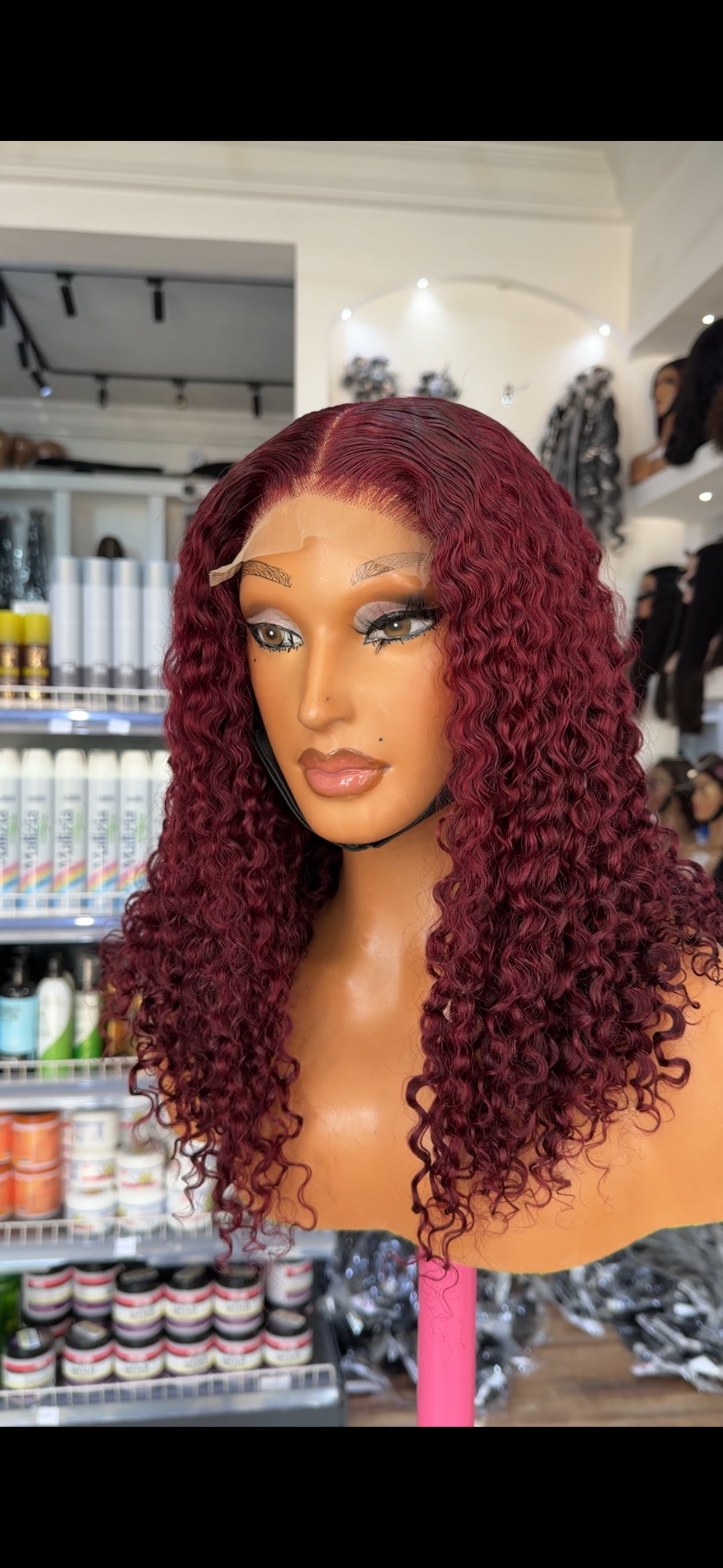5x5 SDD KC Curls wig 99j