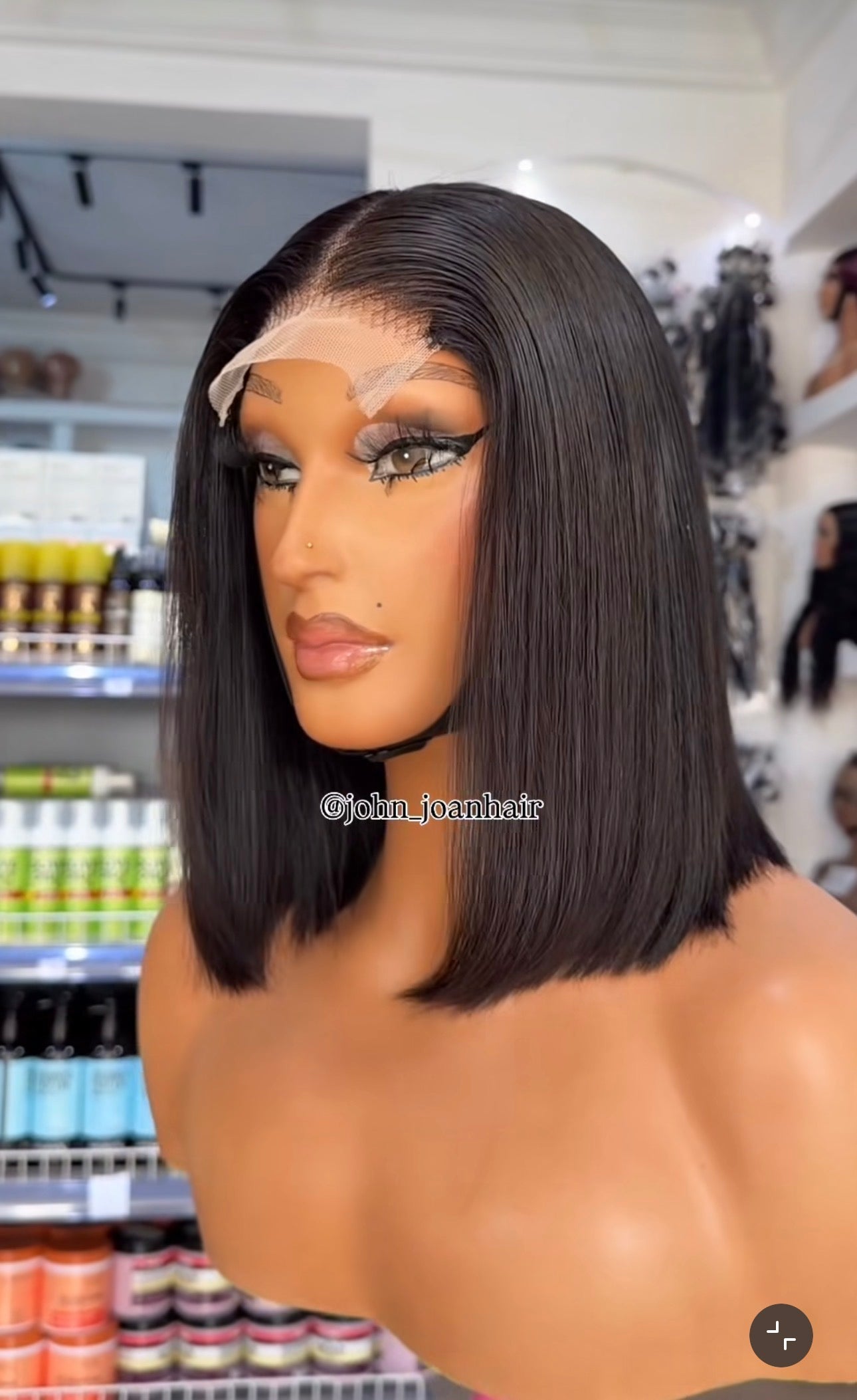 Juliet 4x4 and 13x4 bob wig all9