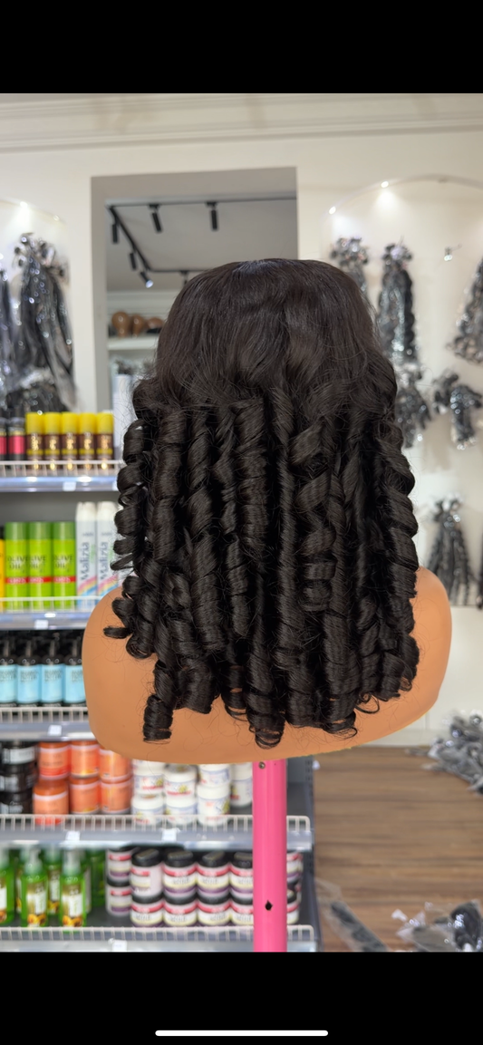 5x5 SDD finger curls wig