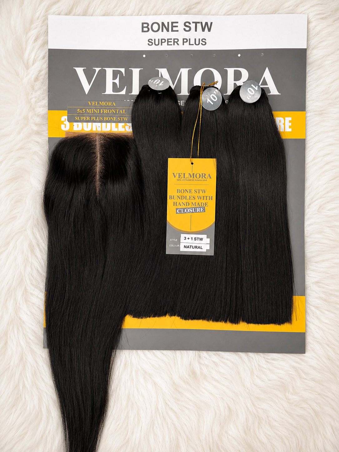 Velmora Bone straight + 5x5