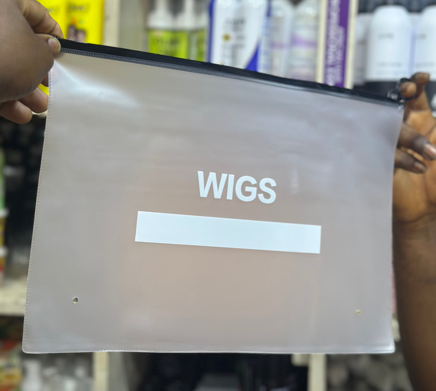 Rubber Wig Bag