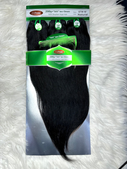 Tuneful Straight + 5x5 closure