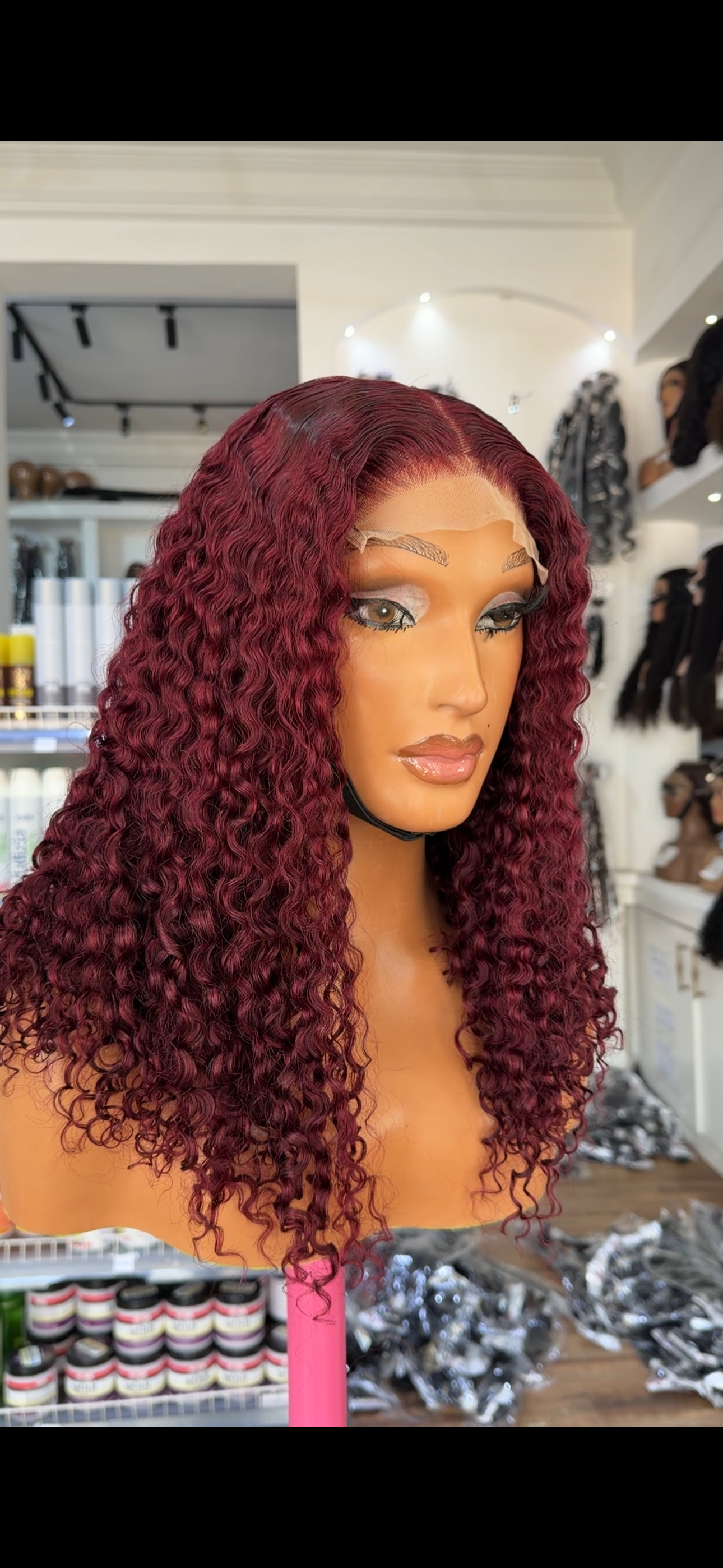 5x5 SDD KC Curls wig 99j