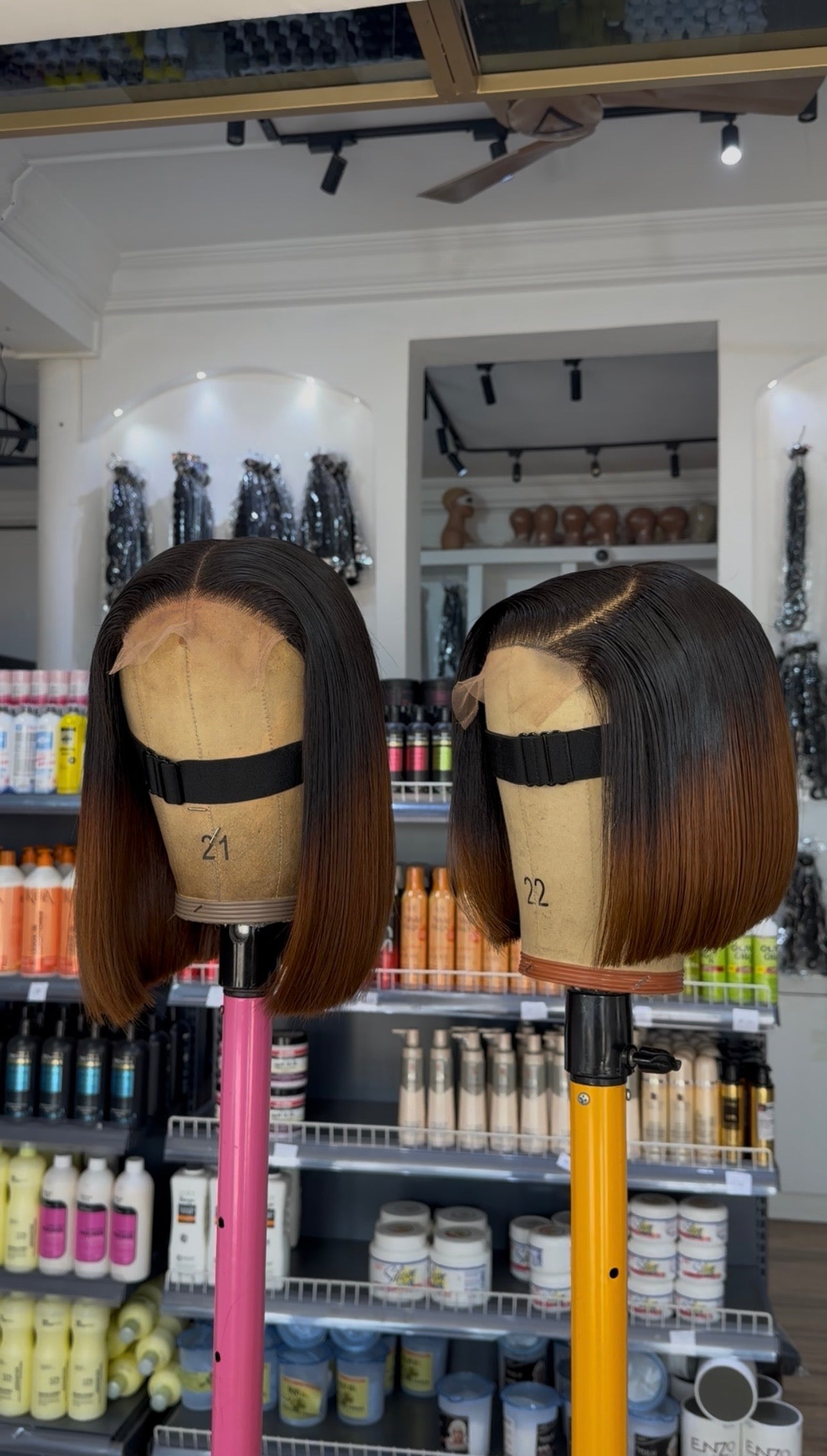 5x5 SDD Bob wig color 1b/4 YFY
