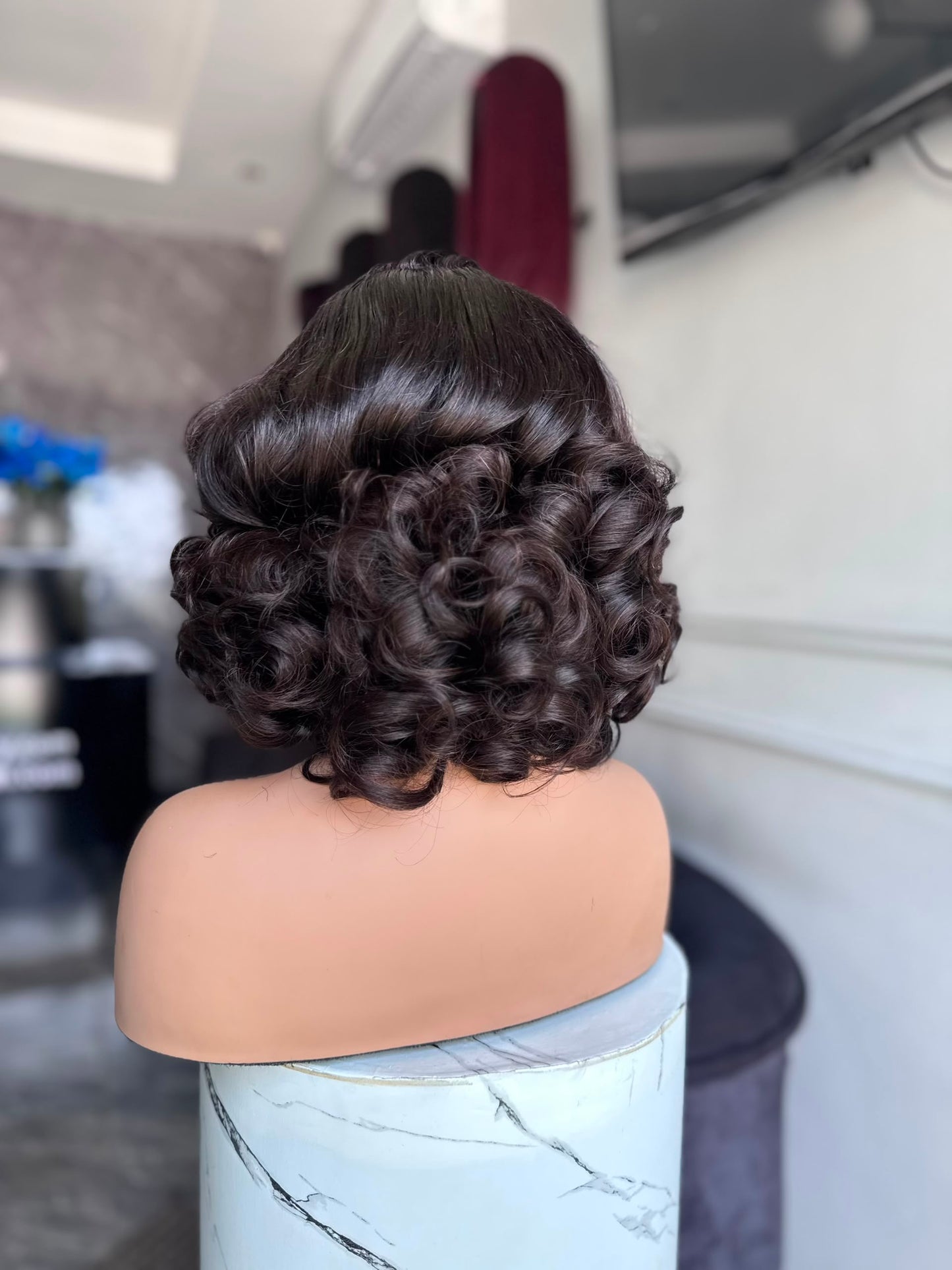 5x8 lace super double drawn roll wave TUNF