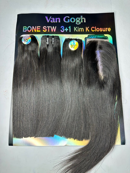 Van Gogh Bone Straight + 2x6 lace