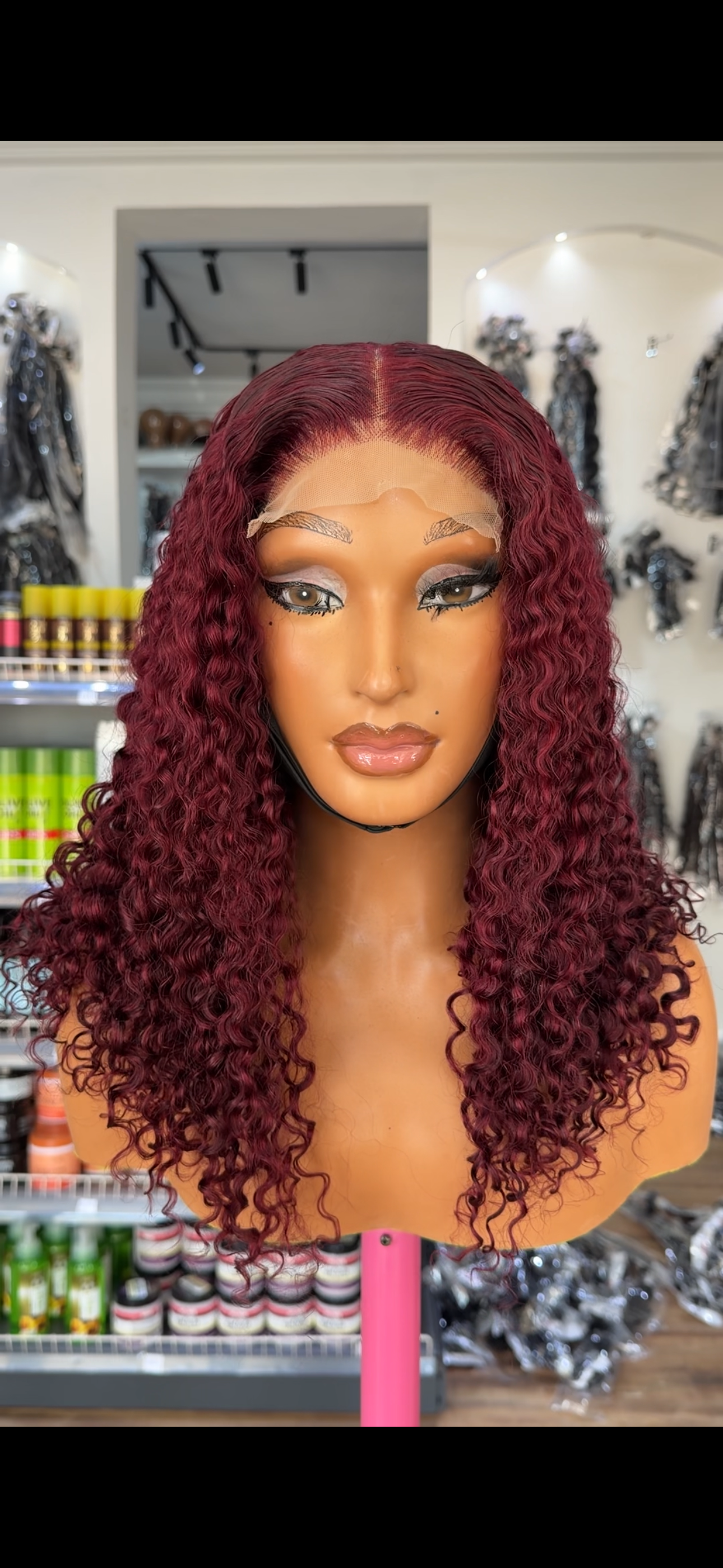 5x5 SDD KC Curls wig 99j