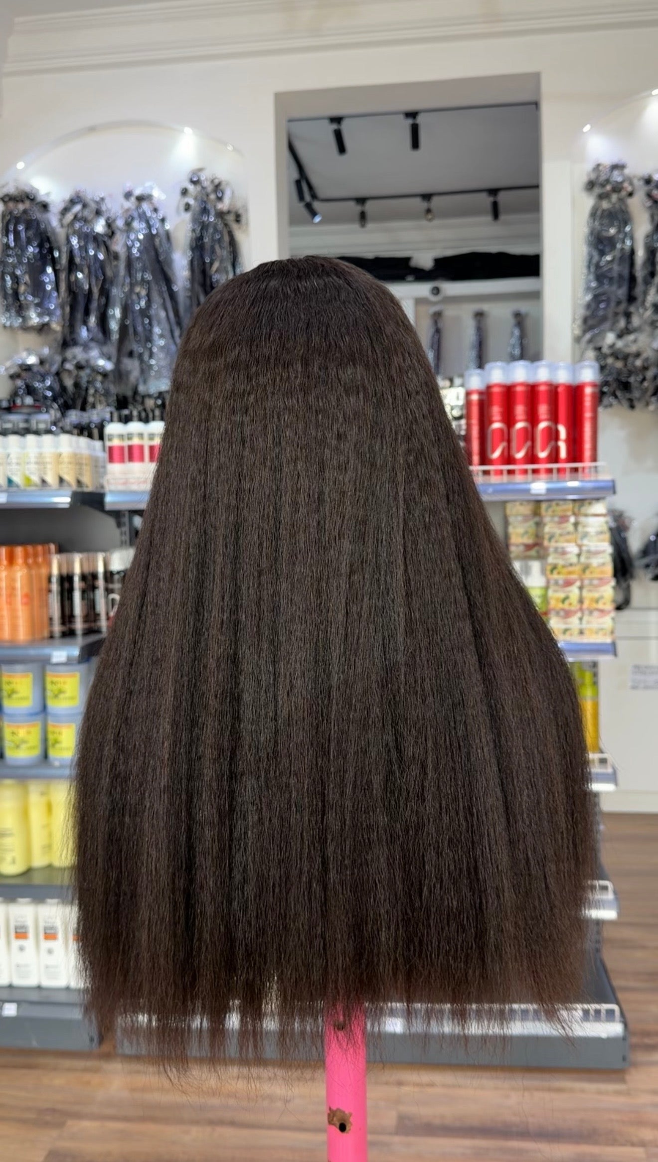 Hd lace 5x5 kinky straight SDD wig