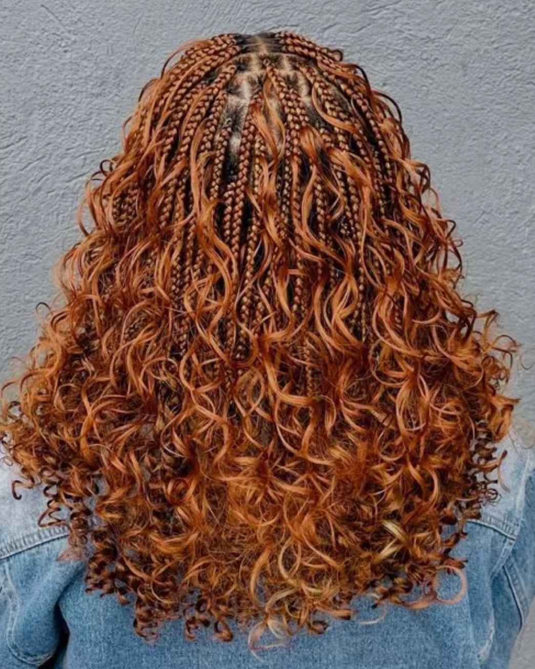 Italian curls for braids