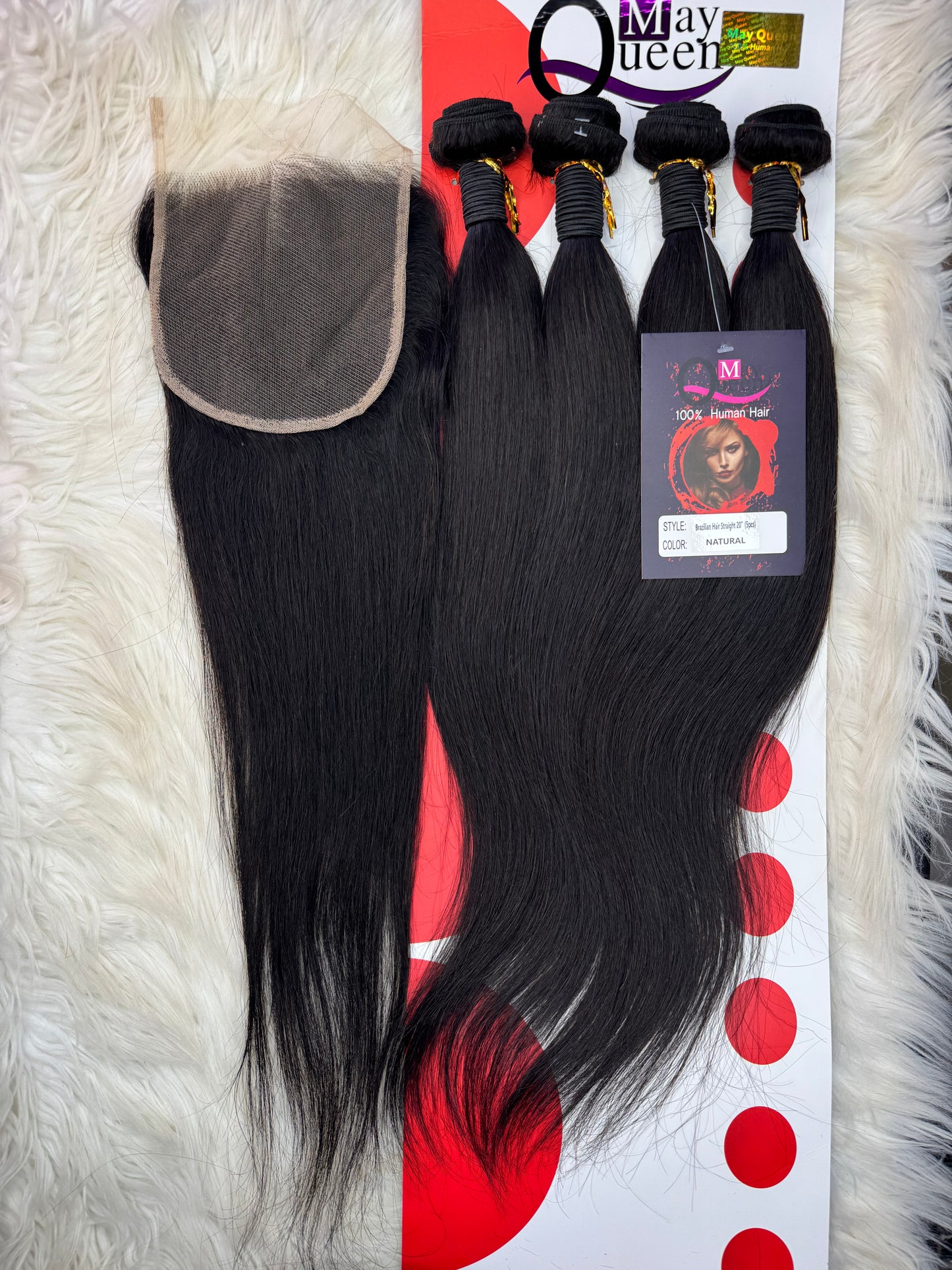 Mayqueen Brazilian Straight+5x5