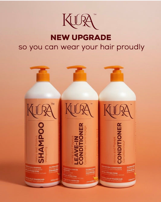 Kuura Shampoo, Conditioner and Leave in