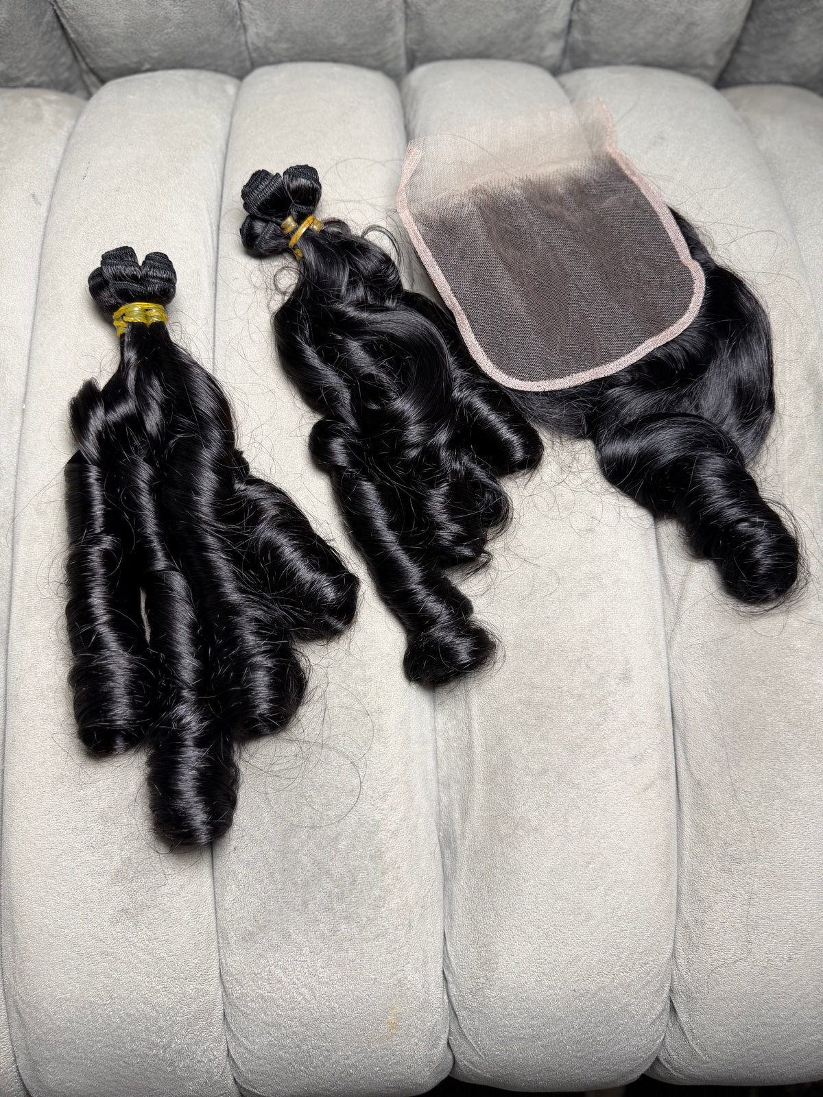 Raregen SDD Bouncy curls bundle blk