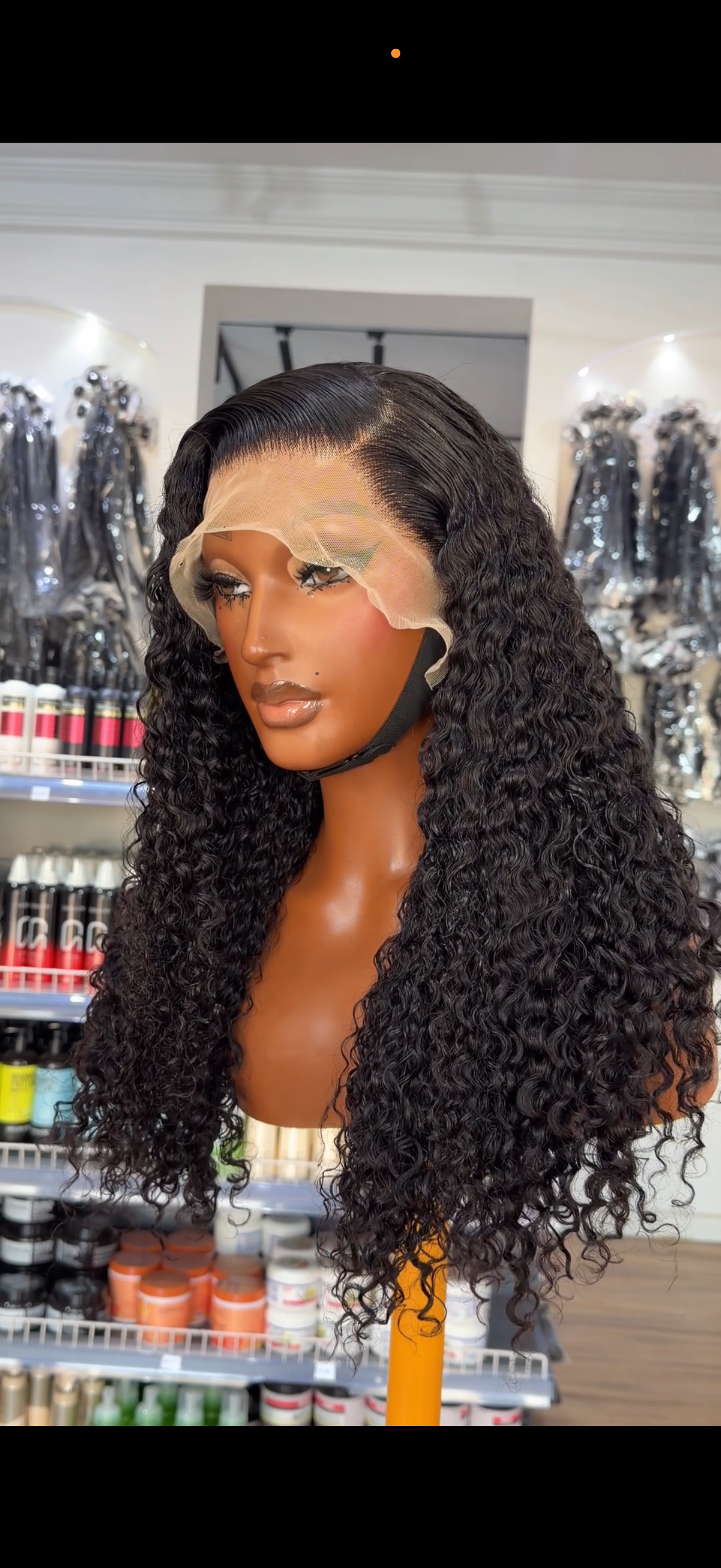 Jada 13x4 Water Curls Wig Super Double Drawn code: 423 LS 1008