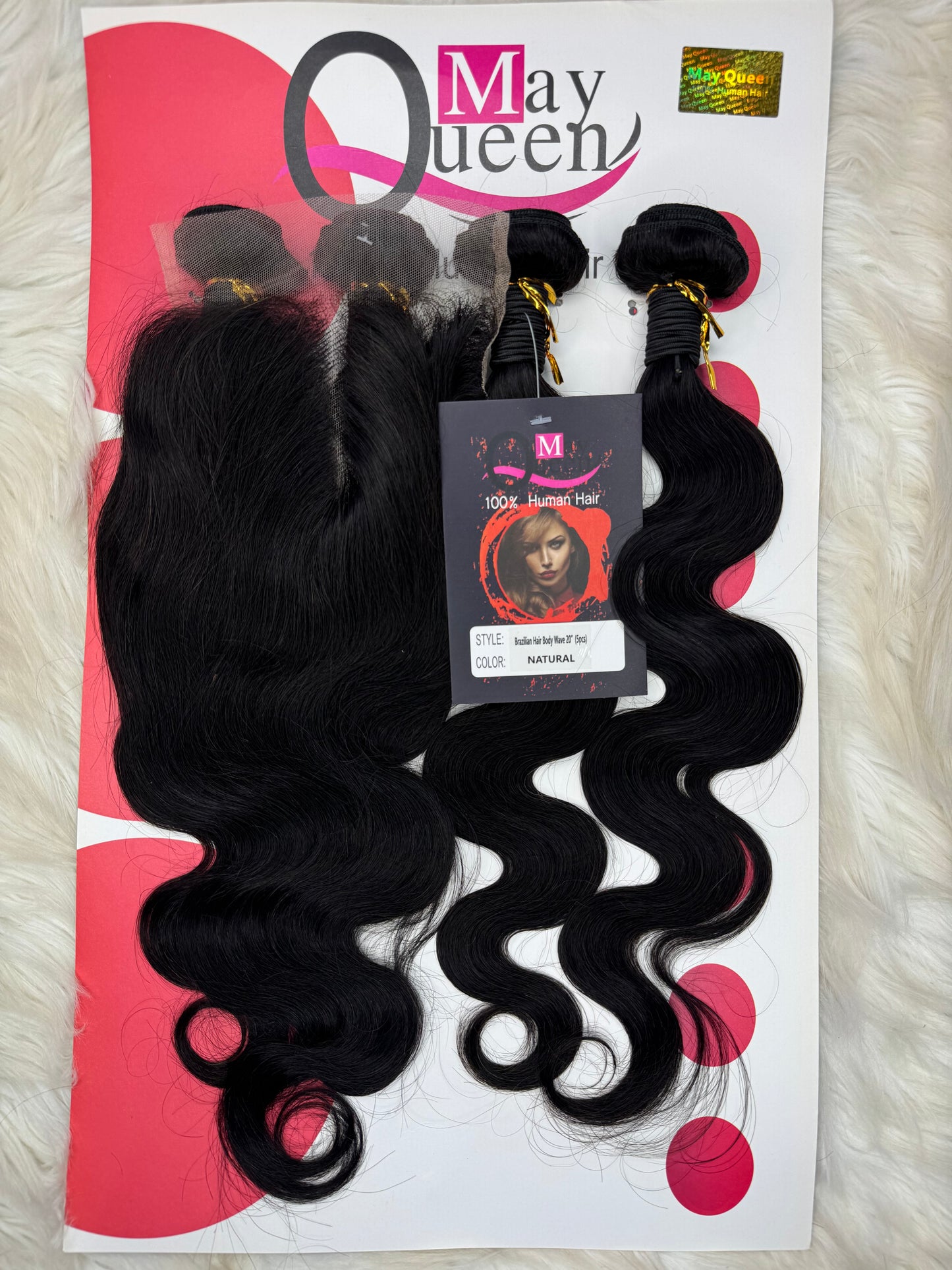 Mayqueen Brazilian bodywave + 5x5