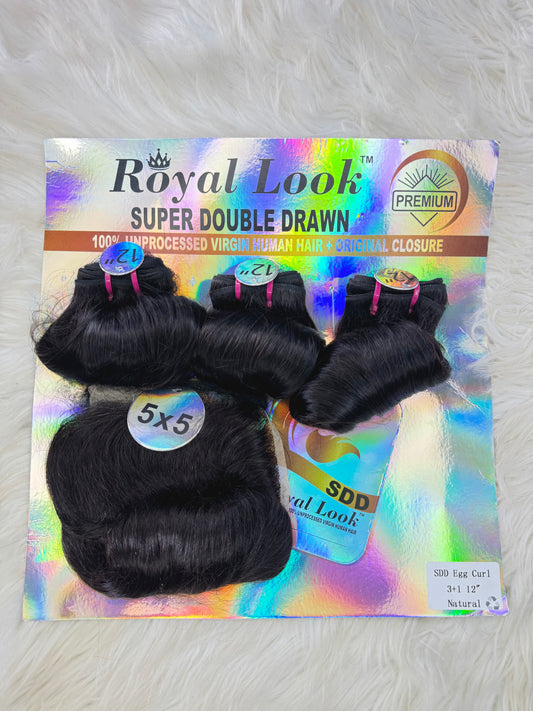 Royal look SDD egg curl+ 5x5