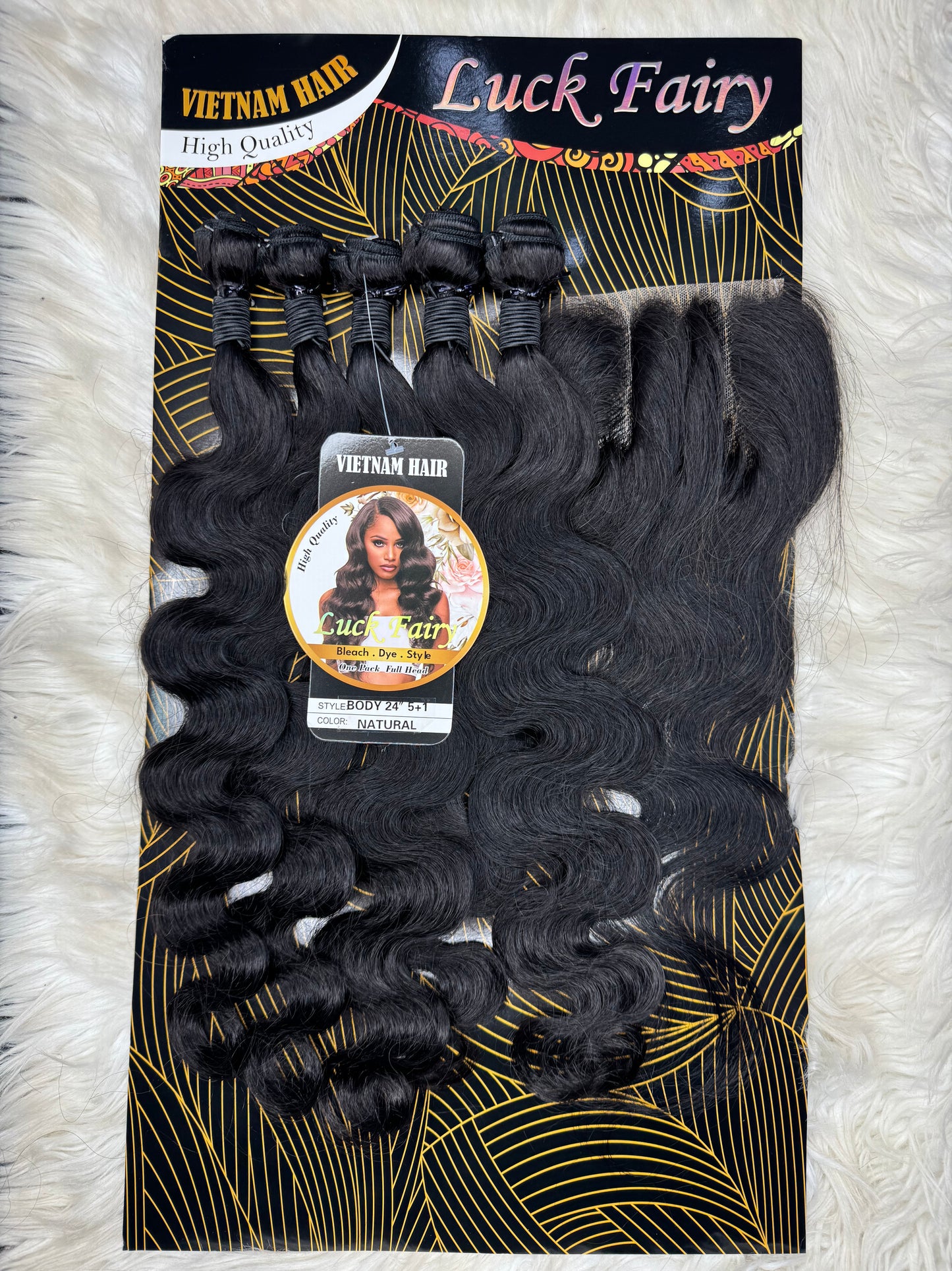 Luck fairy bodywave +4x4