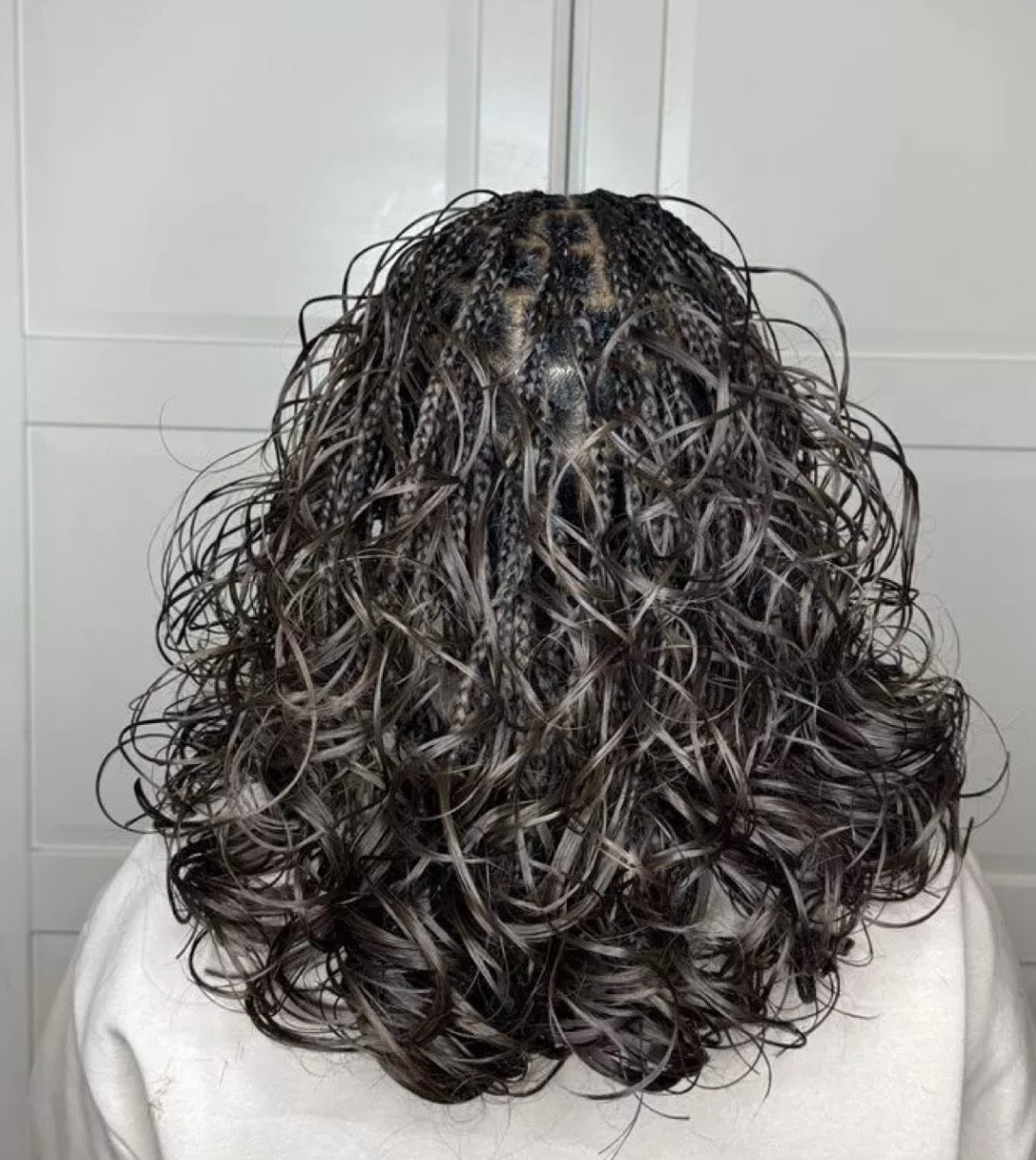 Italian curls for braids