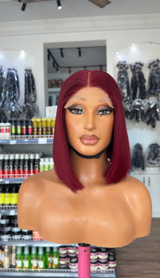 5x5 SDD Bob Wig burgundy Yfy