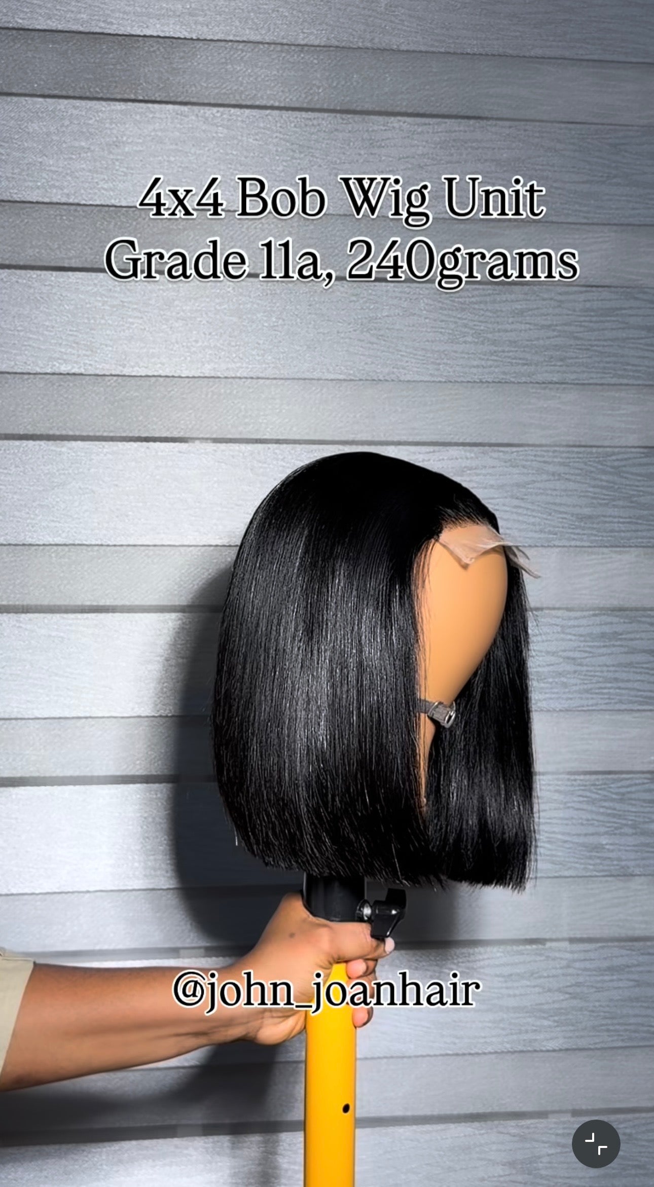 4x4 bob double drawn wig AVN