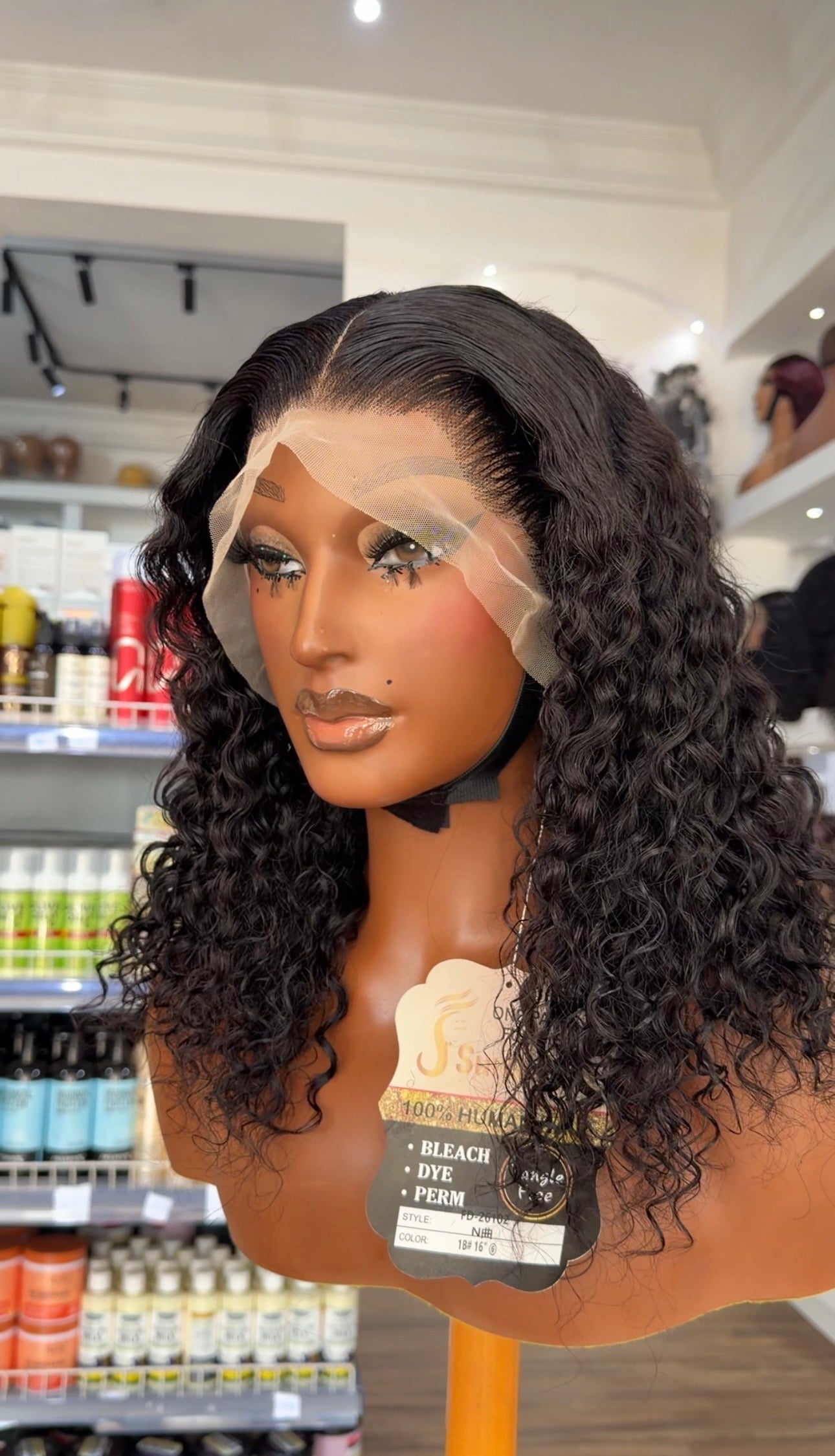 Lola 13x4 jerry curls wig(fd 26102)