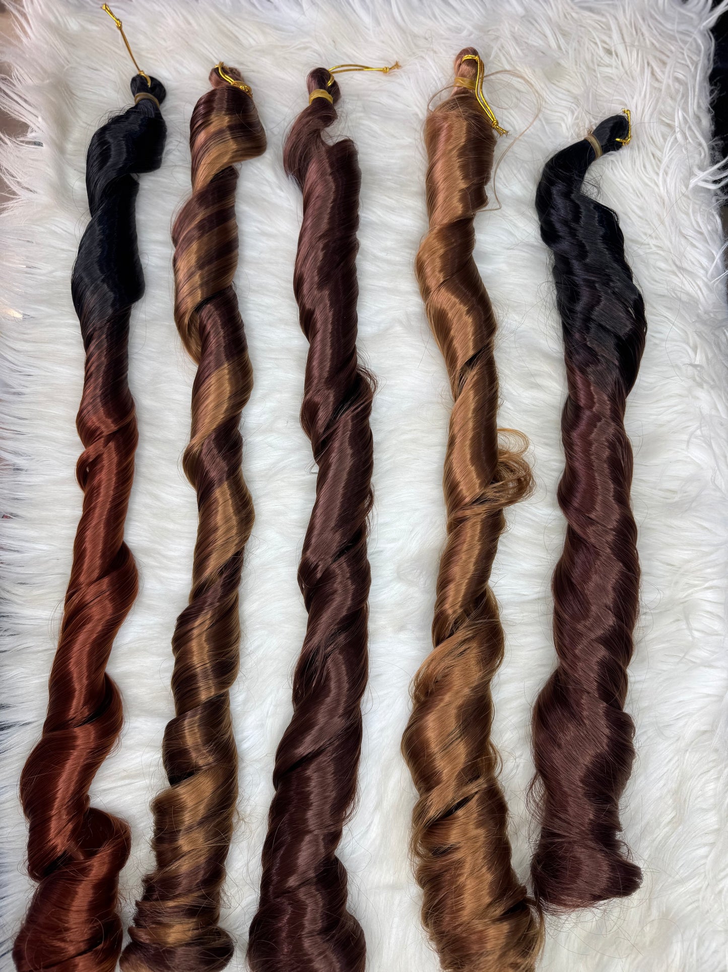 Spiral Braids Extensions 30”