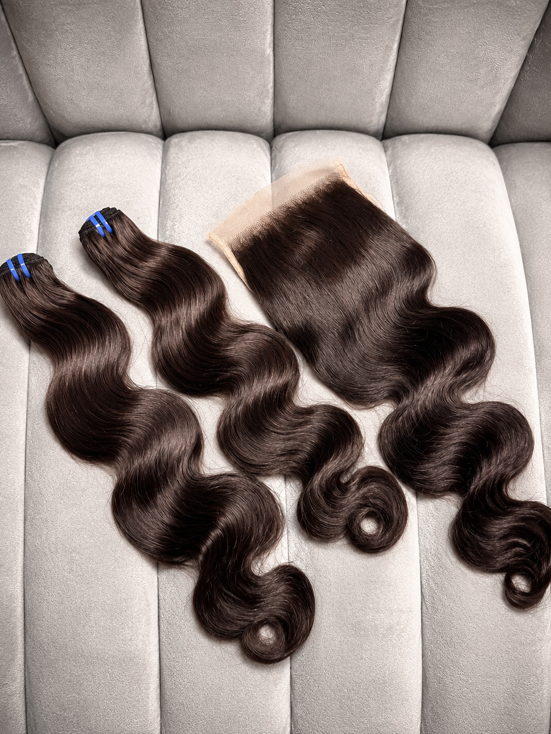 Super Double Drawn BodyWave + 5x5 closure chocolate