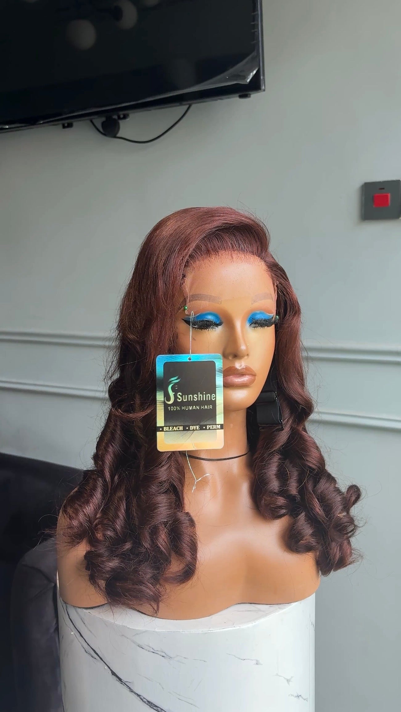 Maame 5x5 SDD Bouncy curls wig
Grade 11a 
Code: LS 276